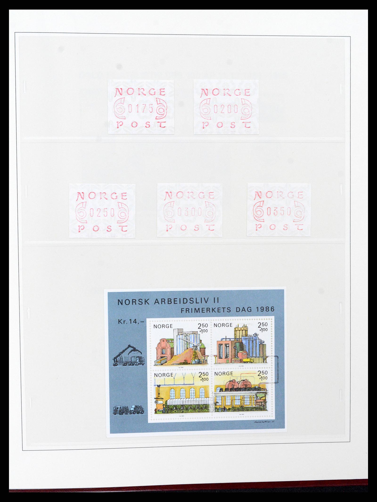 37517 069 - Postzegelverzameling 37517 Noorwegen 1936-2000.
