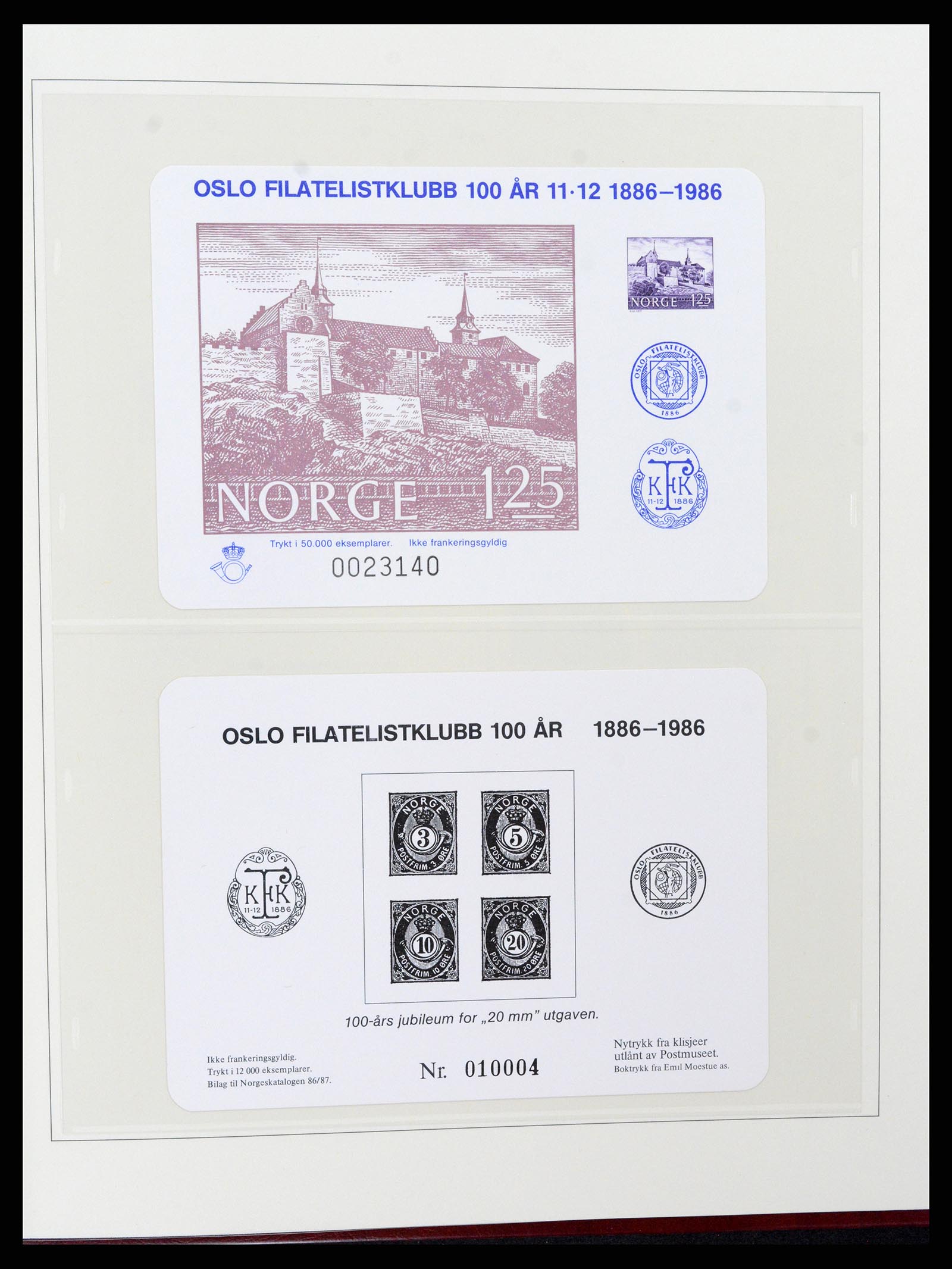 37517 070 - Postzegelverzameling 37517 Noorwegen 1936-2000.