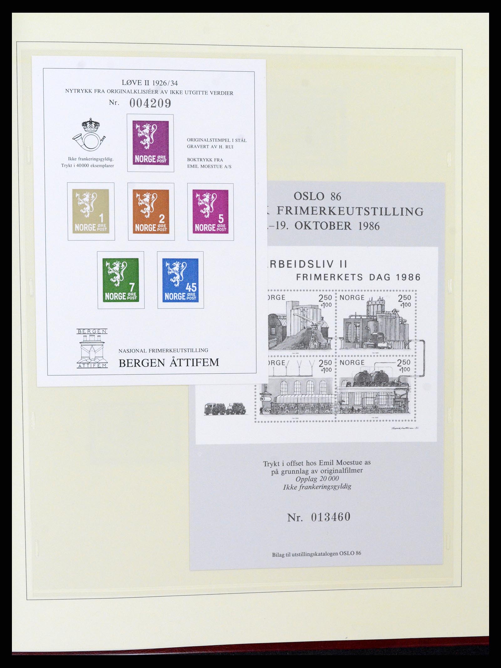 37517 071 - Postzegelverzameling 37517 Noorwegen 1936-2000.