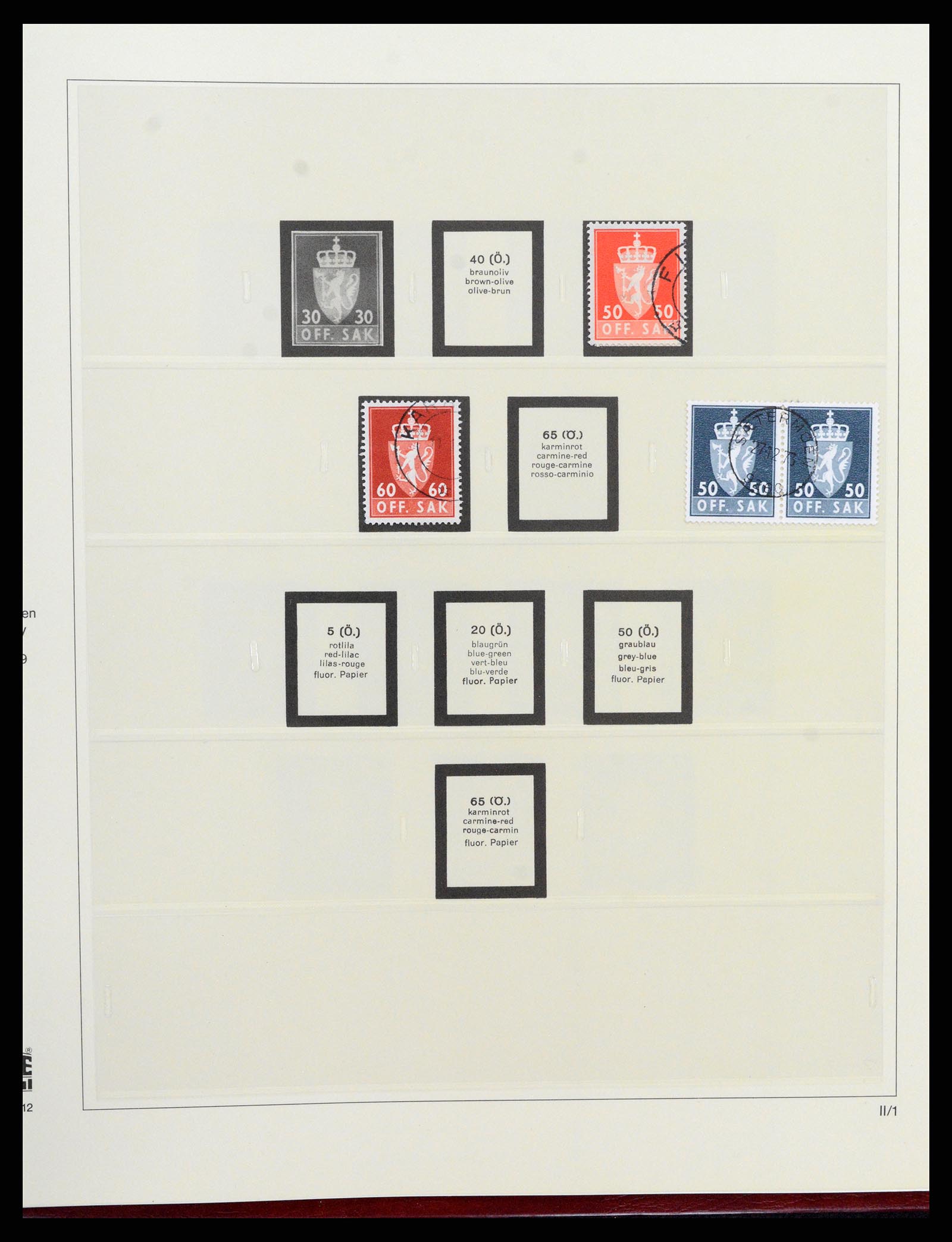 37517 074 - Postzegelverzameling 37517 Noorwegen 1936-2000.