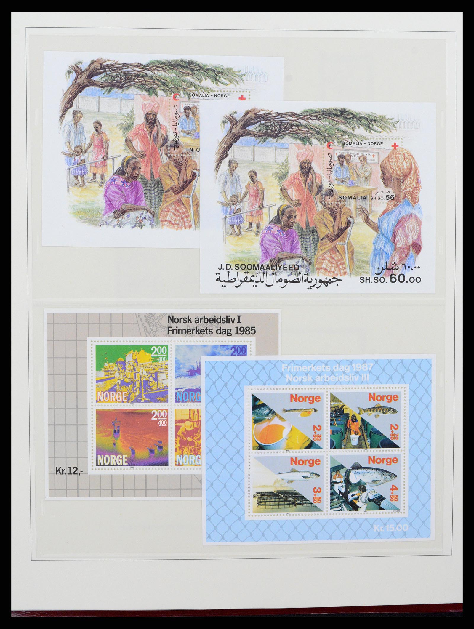 37517 078 - Postzegelverzameling 37517 Noorwegen 1936-2000.