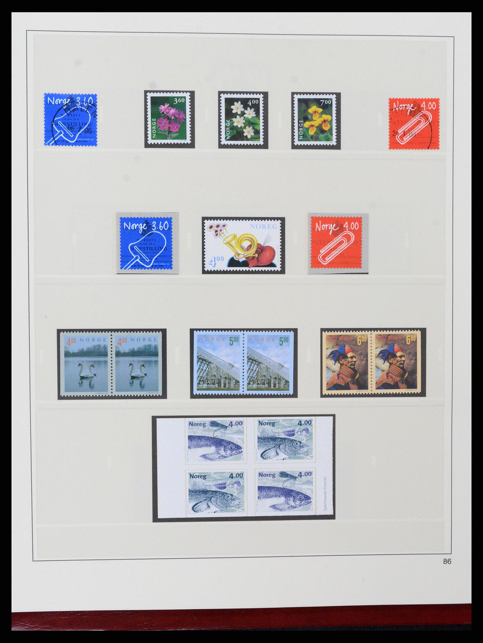37517 101 - Postzegelverzameling 37517 Noorwegen 1936-2000.