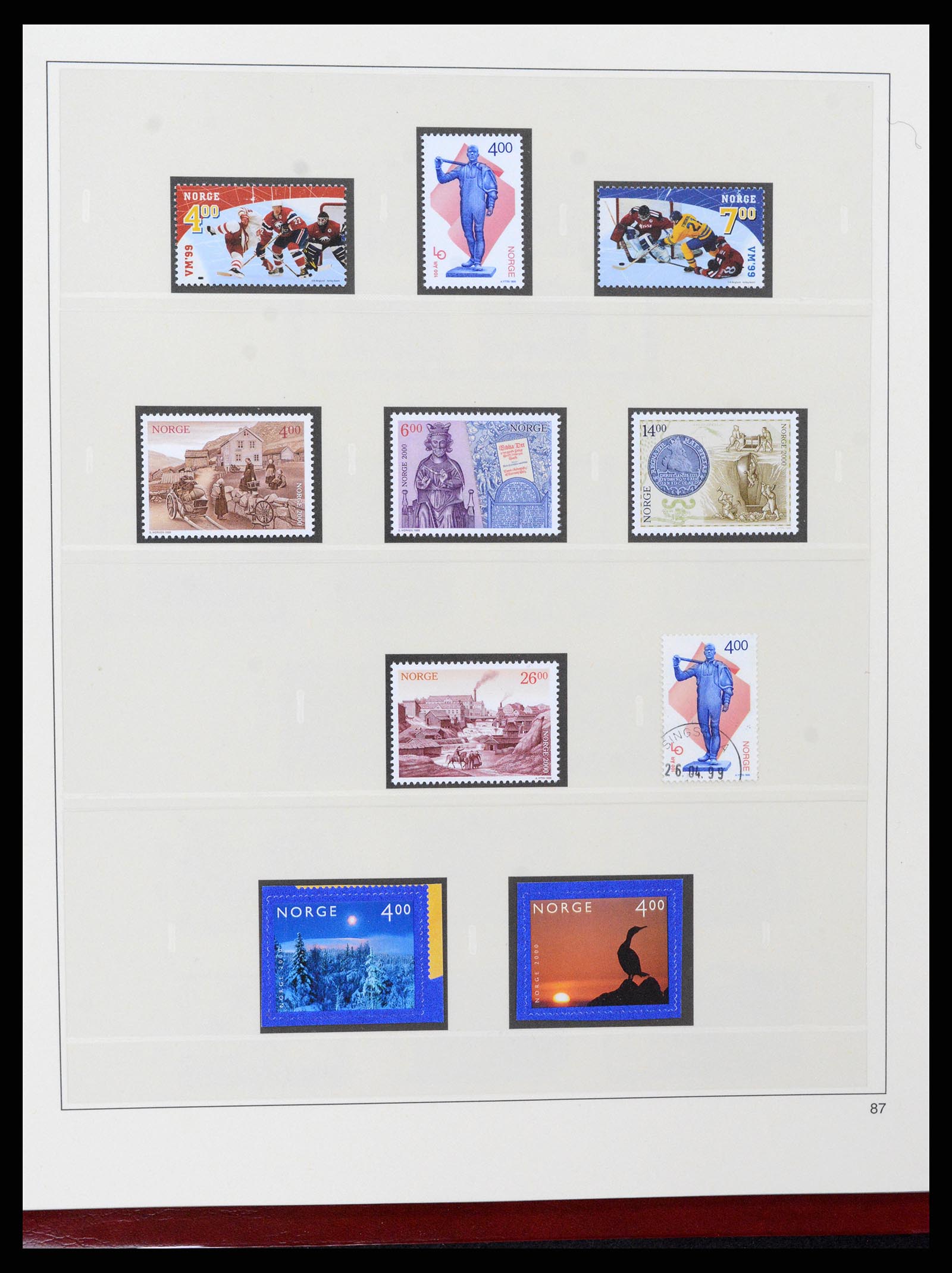 37517 102 - Postzegelverzameling 37517 Noorwegen 1936-2000.