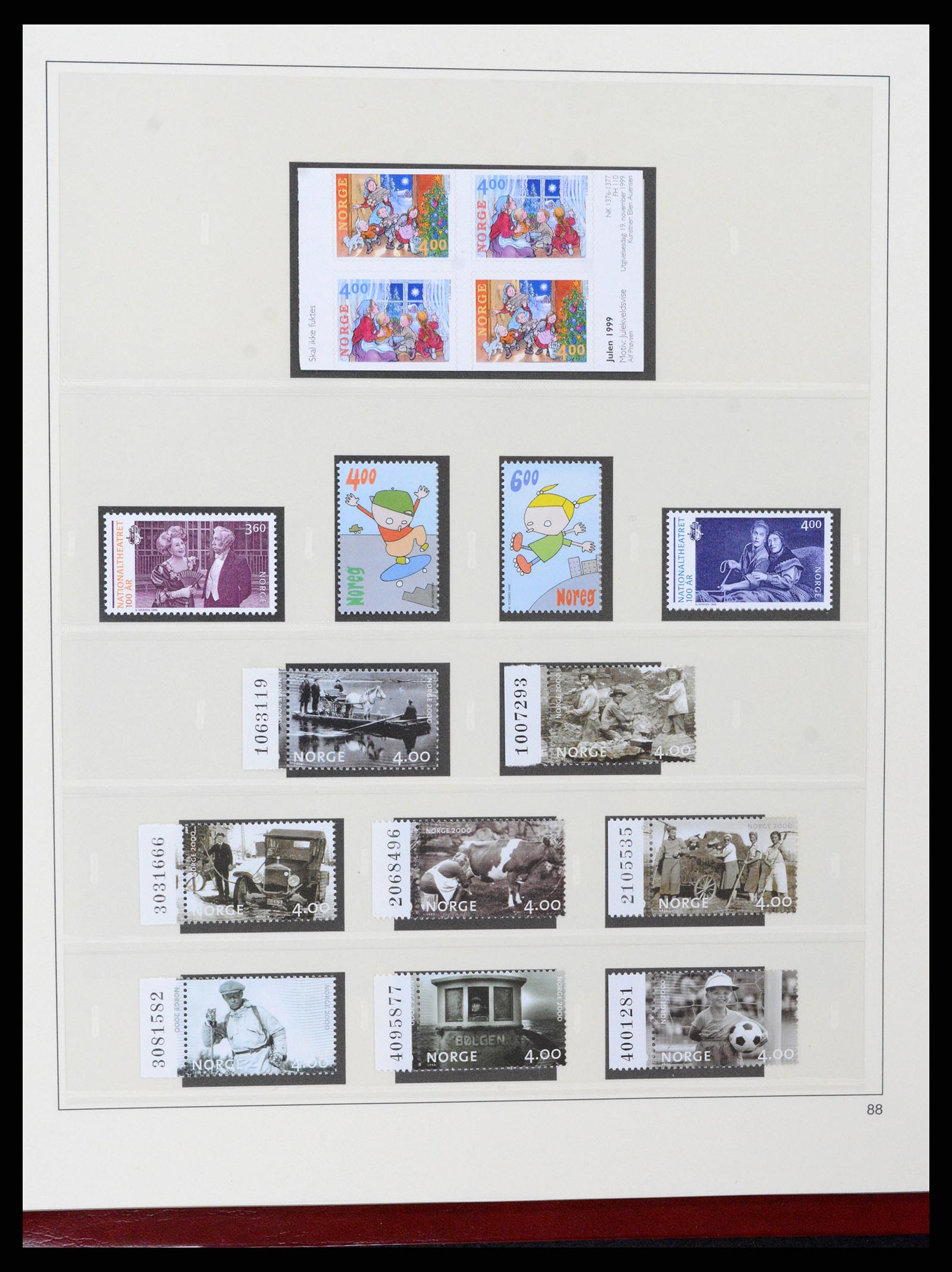37517 103 - Postzegelverzameling 37517 Noorwegen 1936-2000.
