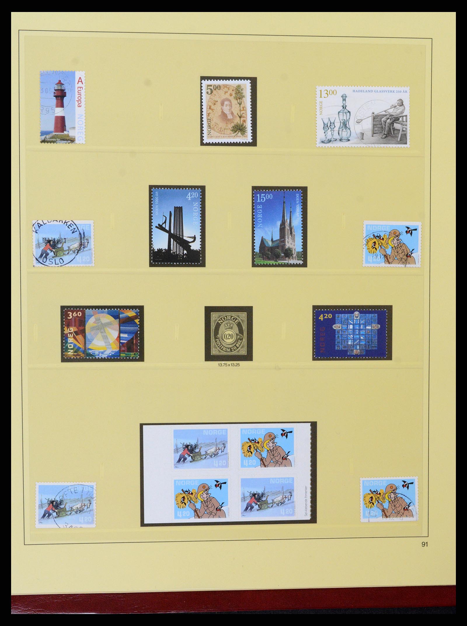 37517 107 - Postzegelverzameling 37517 Noorwegen 1936-2000.