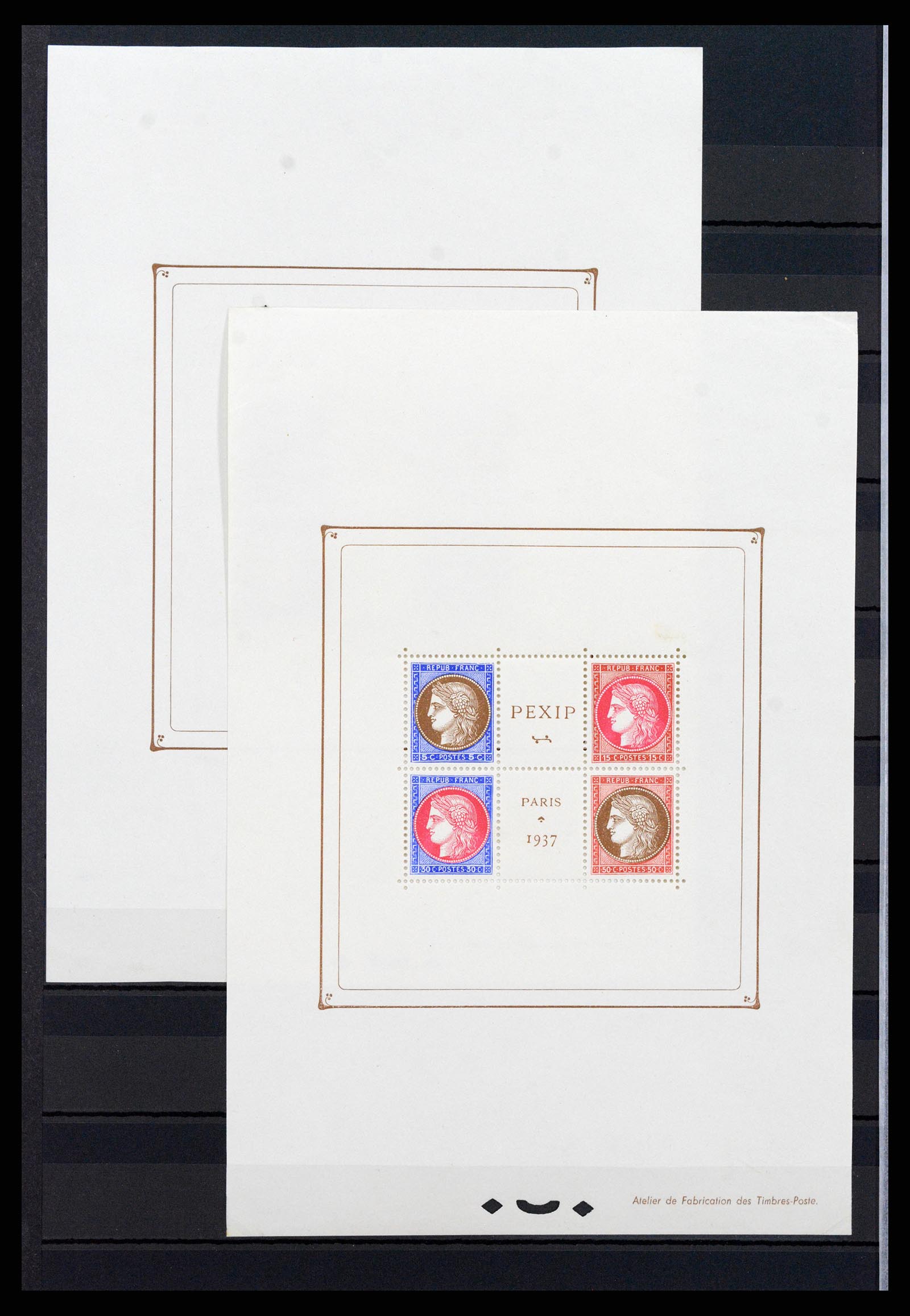 37521 002 - Postzegelverzameling 37521 Frankrijk 1917-1937.
