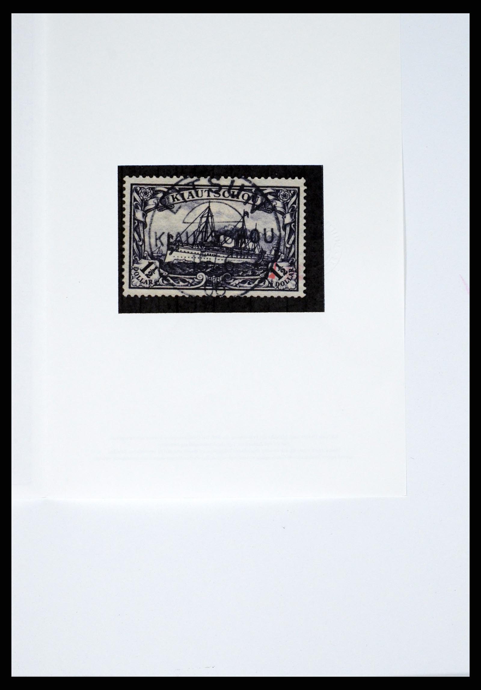 37527 006 - Postzegelverzameling 37527 Kiautschou 1898-1919.