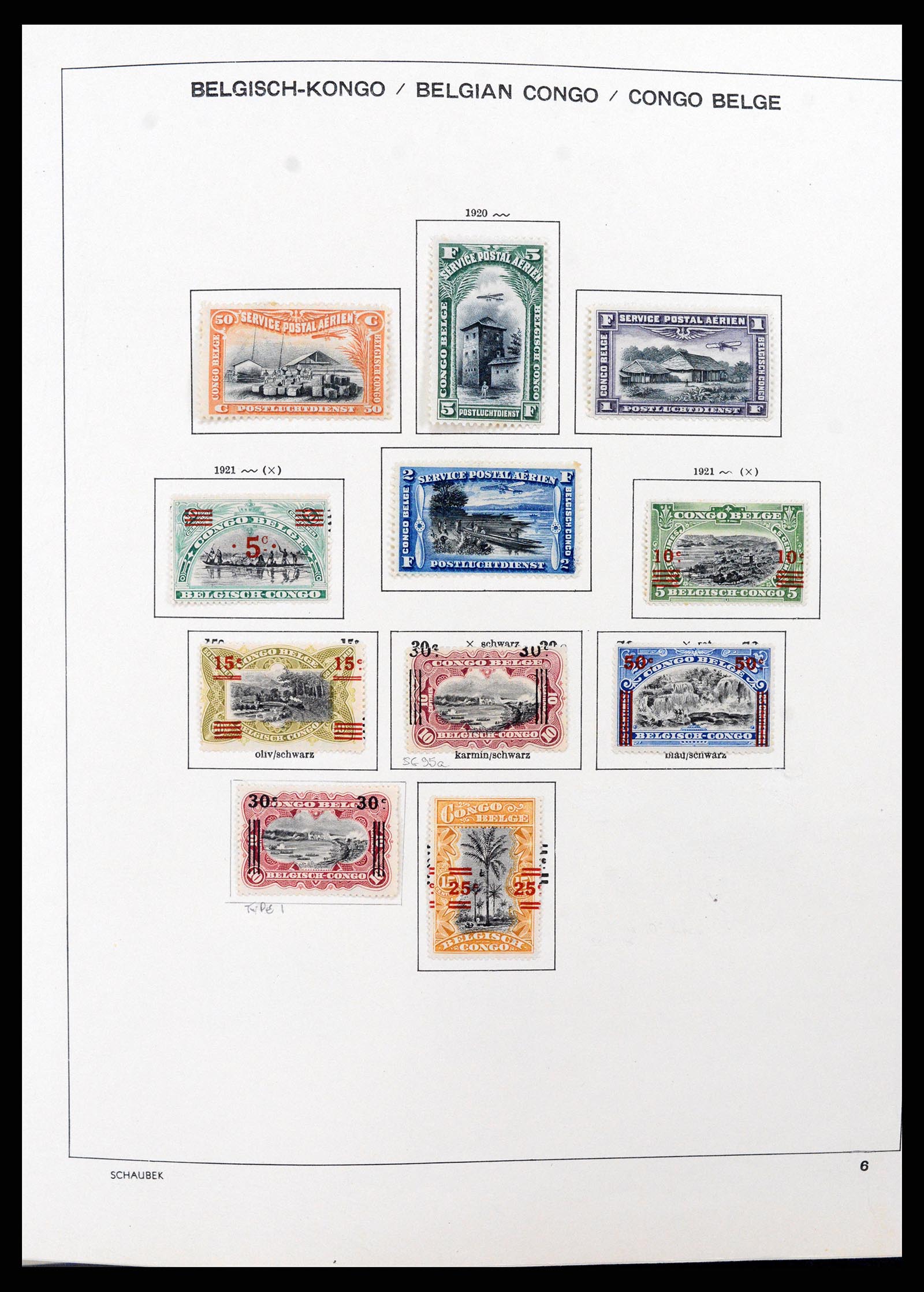 37530 010 - Postzegelverzameling 37530 Belgisch Congo 1886-1961.
