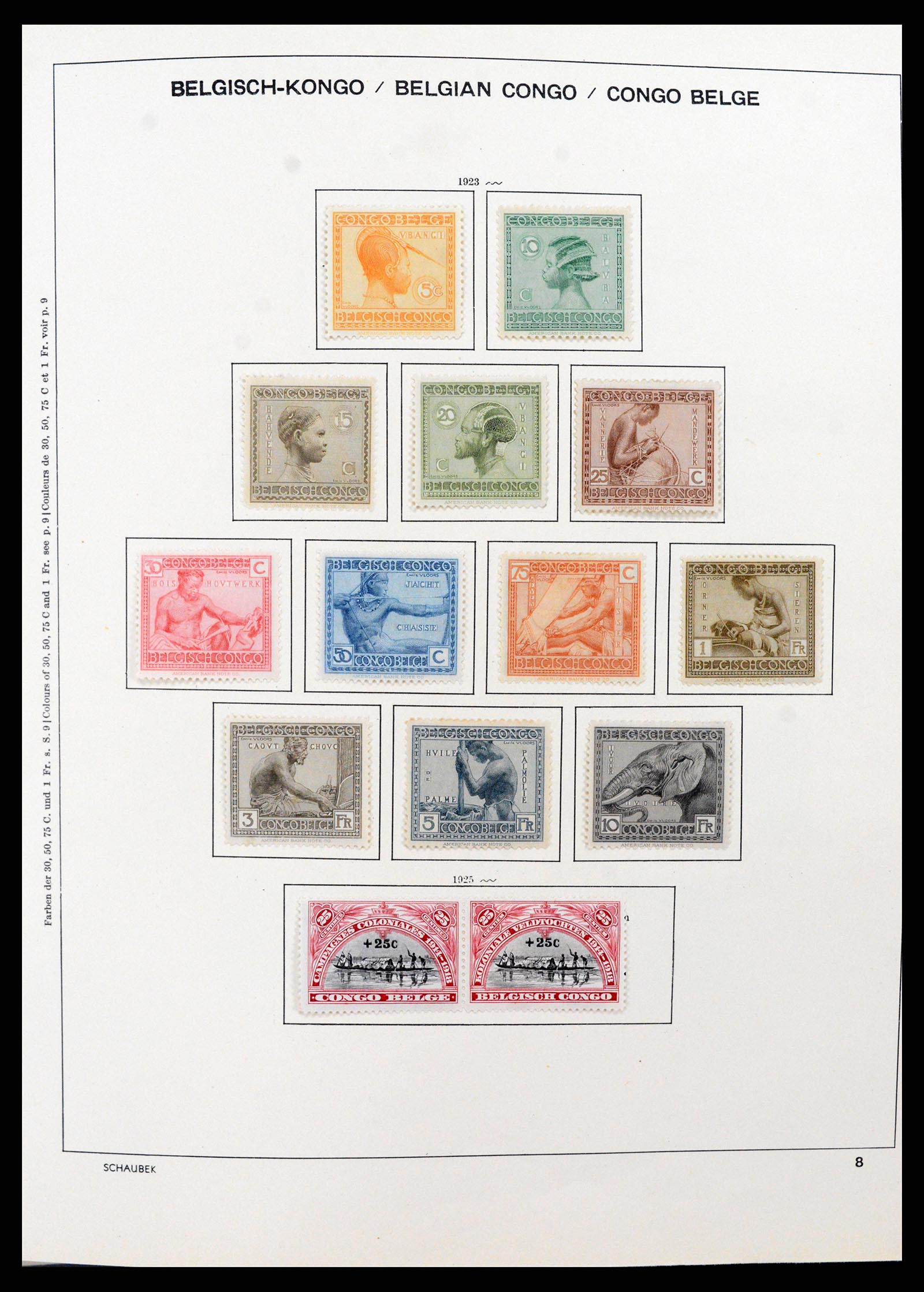 37530 013 - Stamp collection 37530 Belgian Congo 1886-1961.