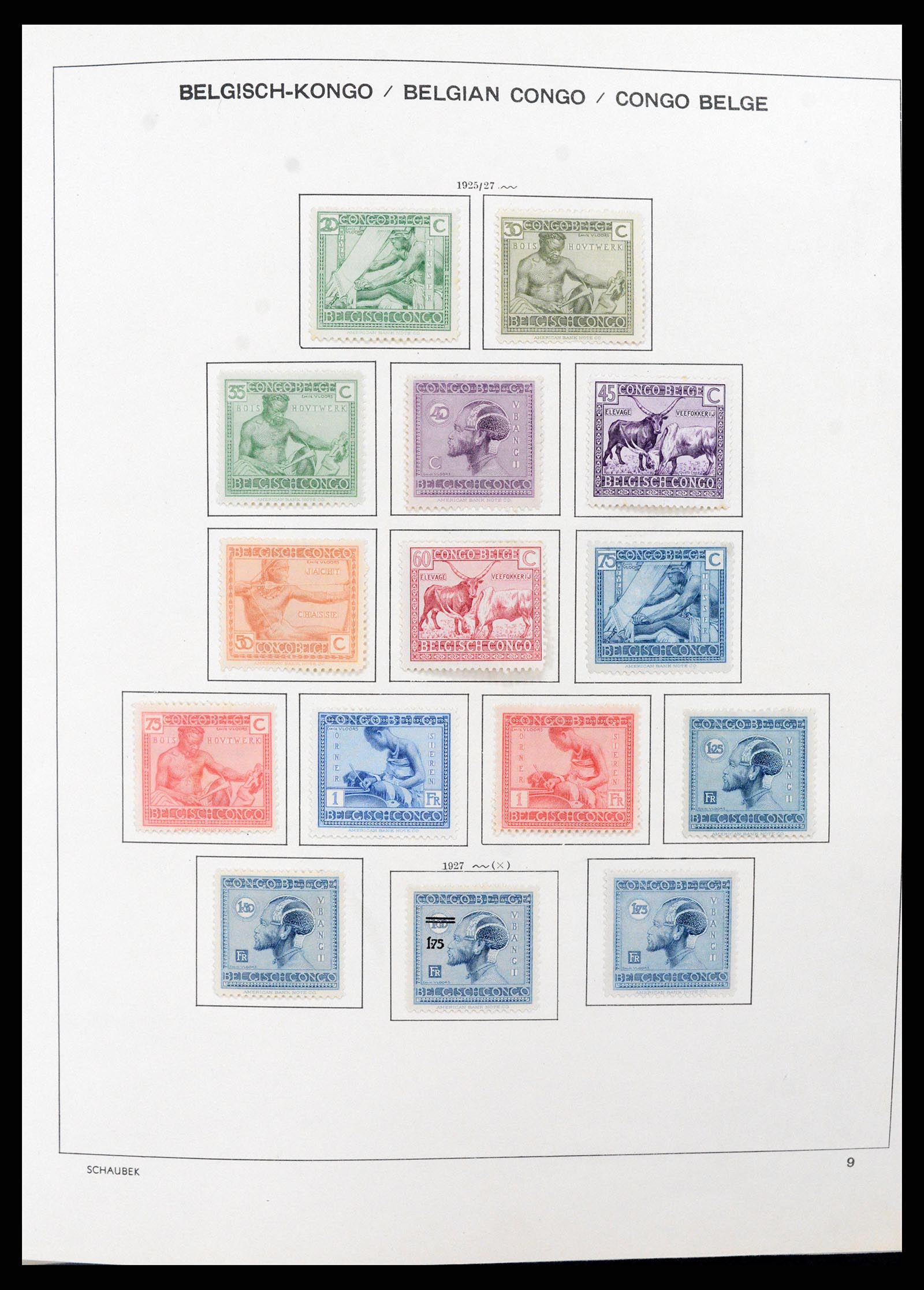 37530 014 - Postzegelverzameling 37530 Belgisch Congo 1886-1961.