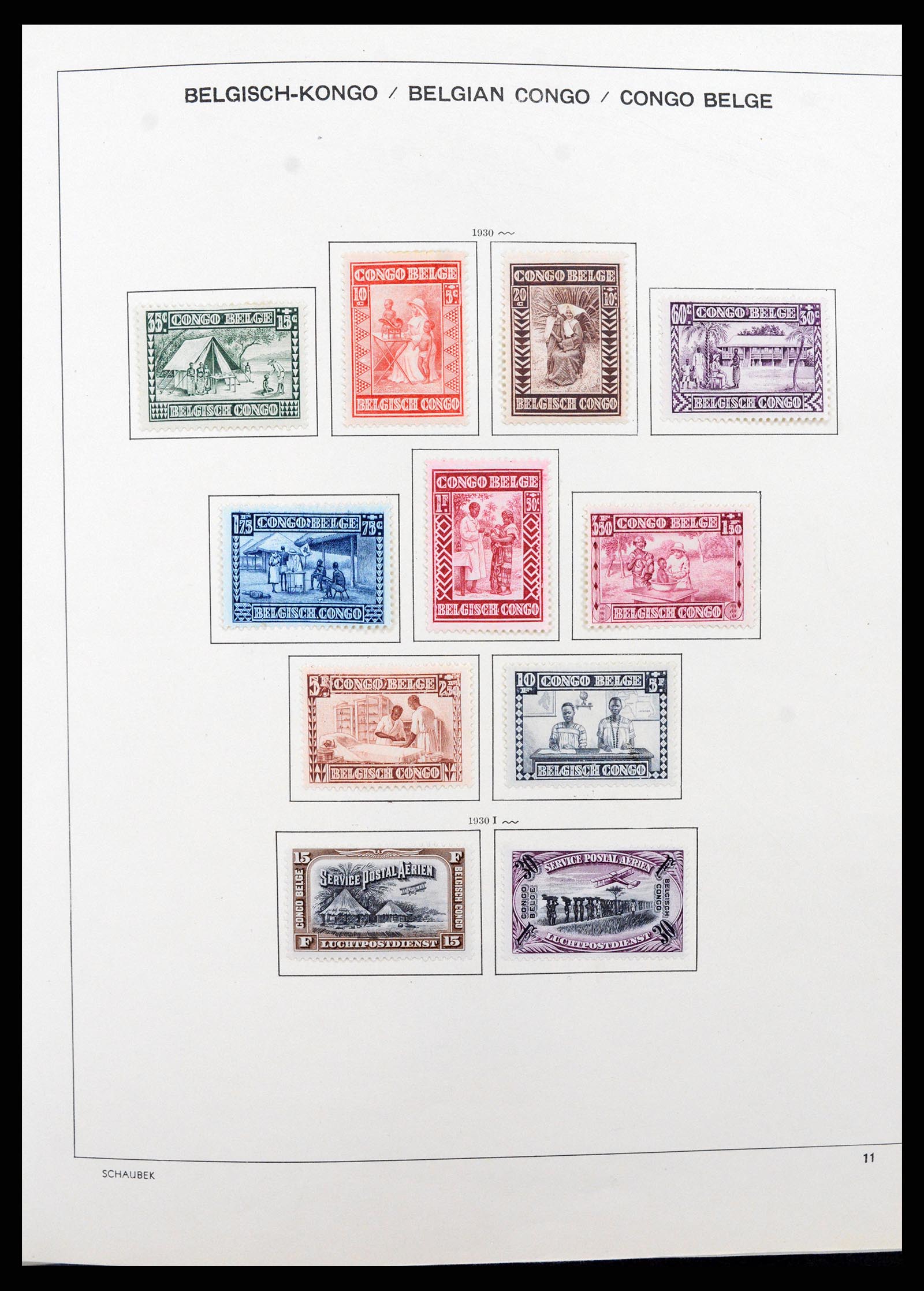 37530 016 - Postzegelverzameling 37530 Belgisch Congo 1886-1961.