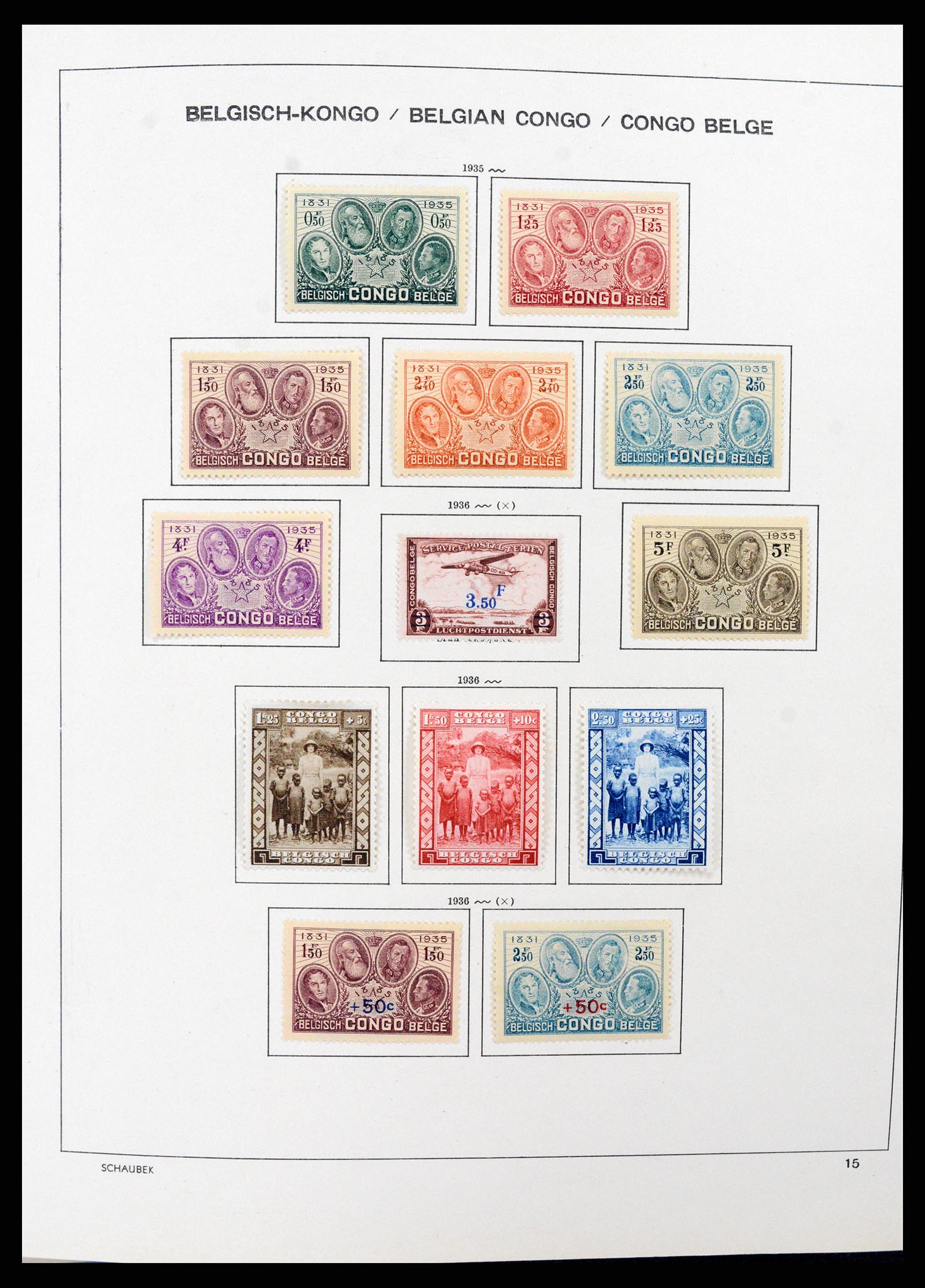 37530 020 - Postzegelverzameling 37530 Belgisch Congo 1886-1961.