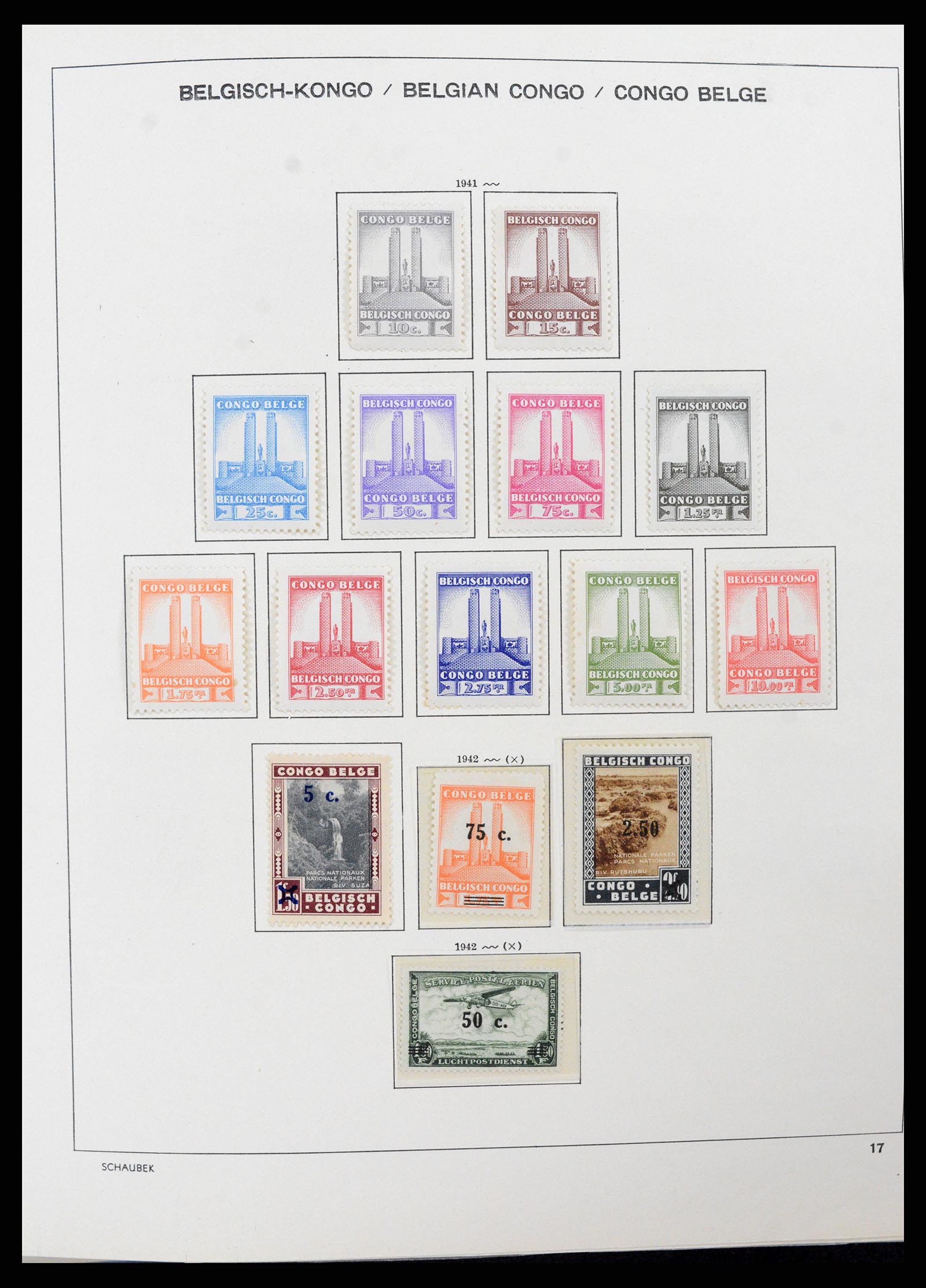 37530 022 - Postzegelverzameling 37530 Belgisch Congo 1886-1961.