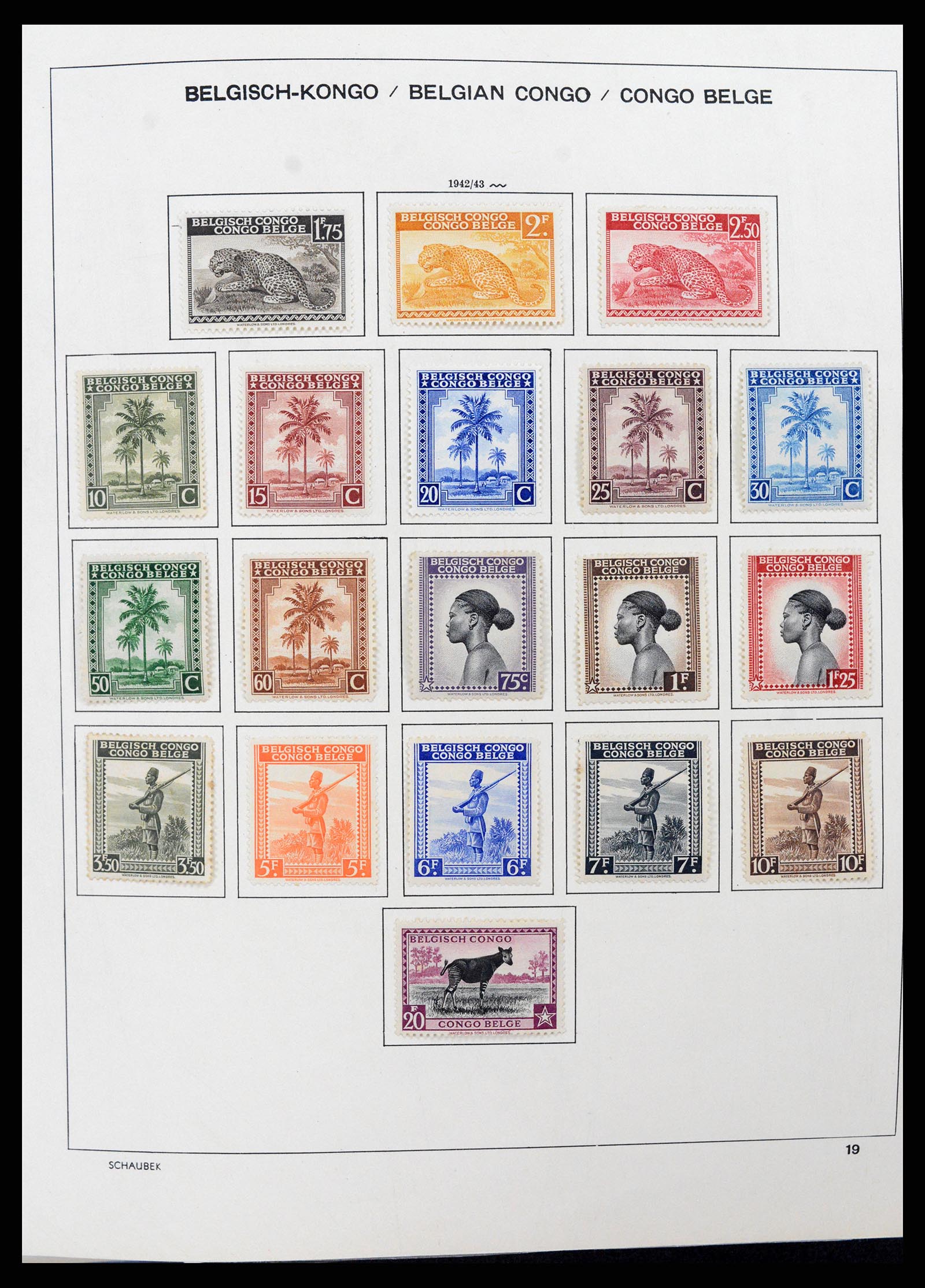37530 024 - Postzegelverzameling 37530 Belgisch Congo 1886-1961.