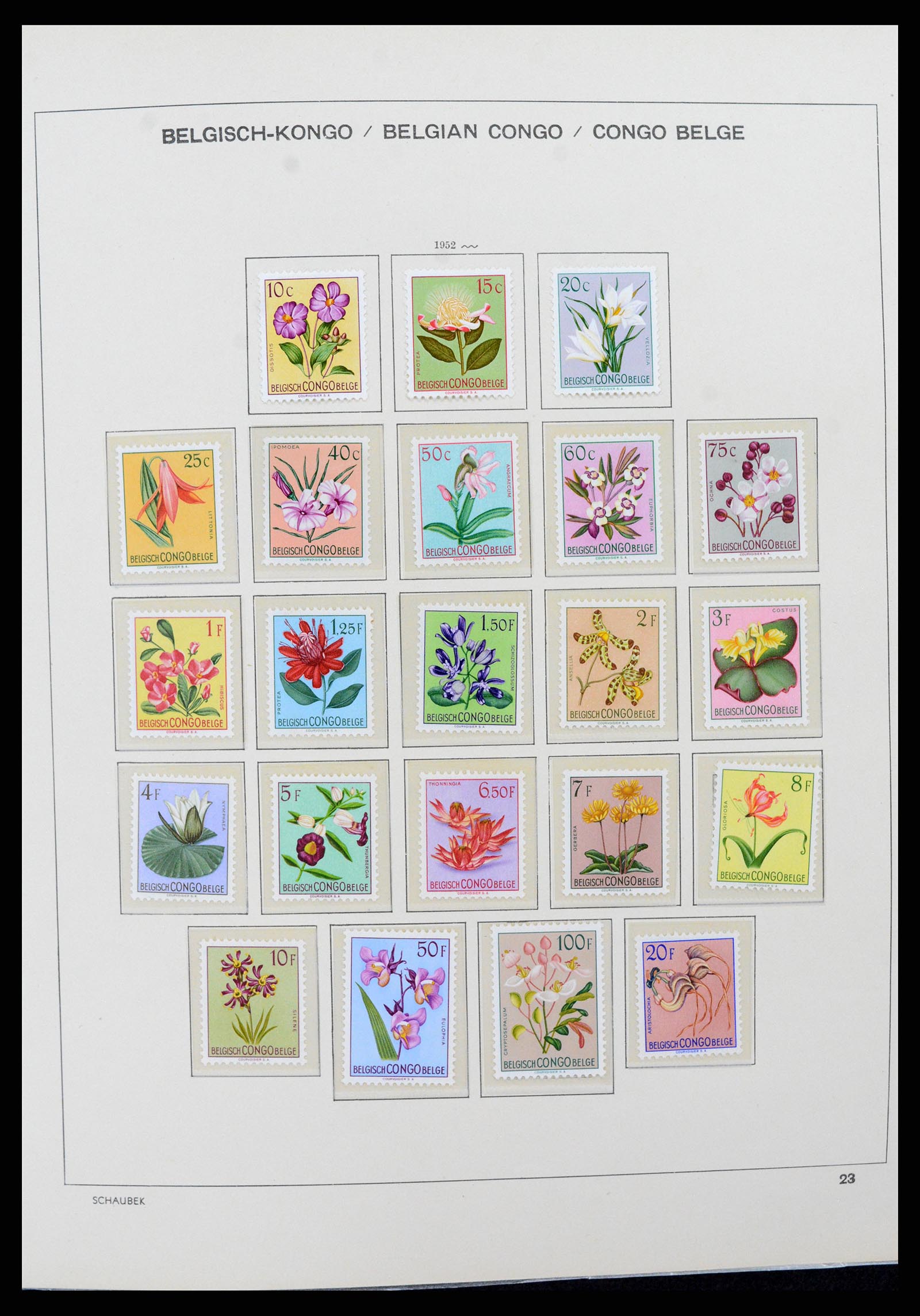 37530 028 - Postzegelverzameling 37530 Belgisch Congo 1886-1961.