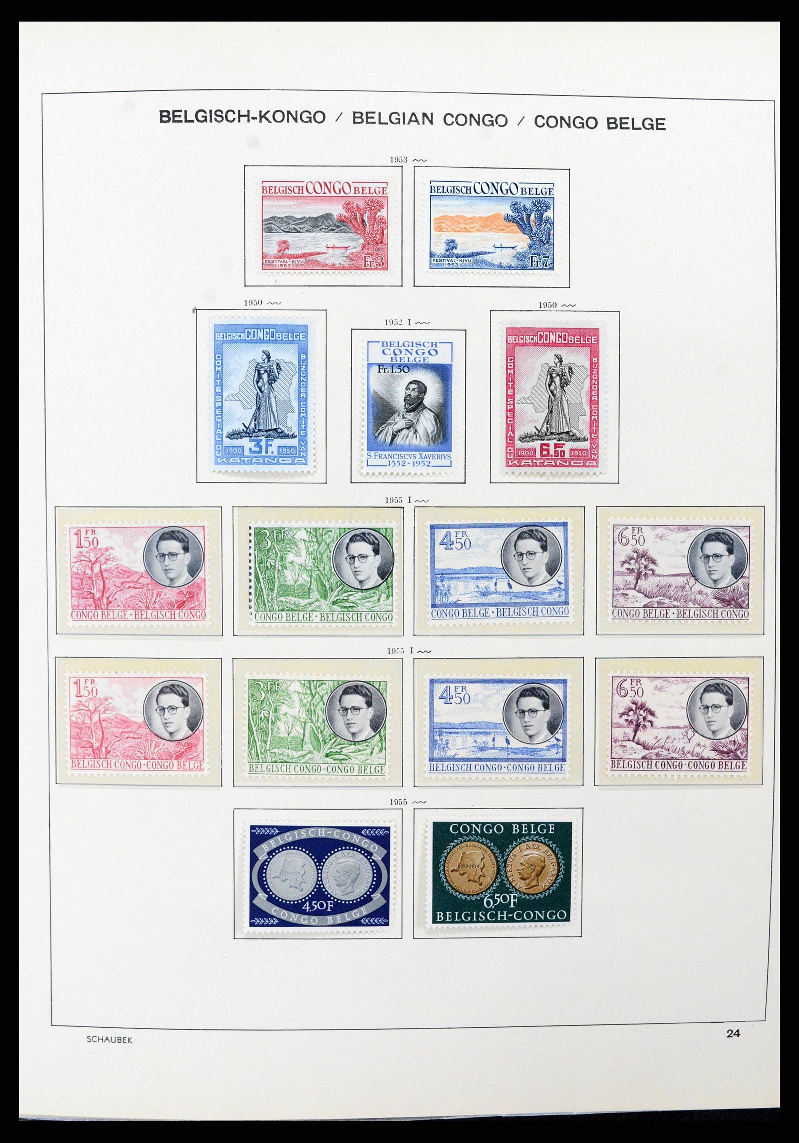 37530 029 - Postzegelverzameling 37530 Belgisch Congo 1886-1961.