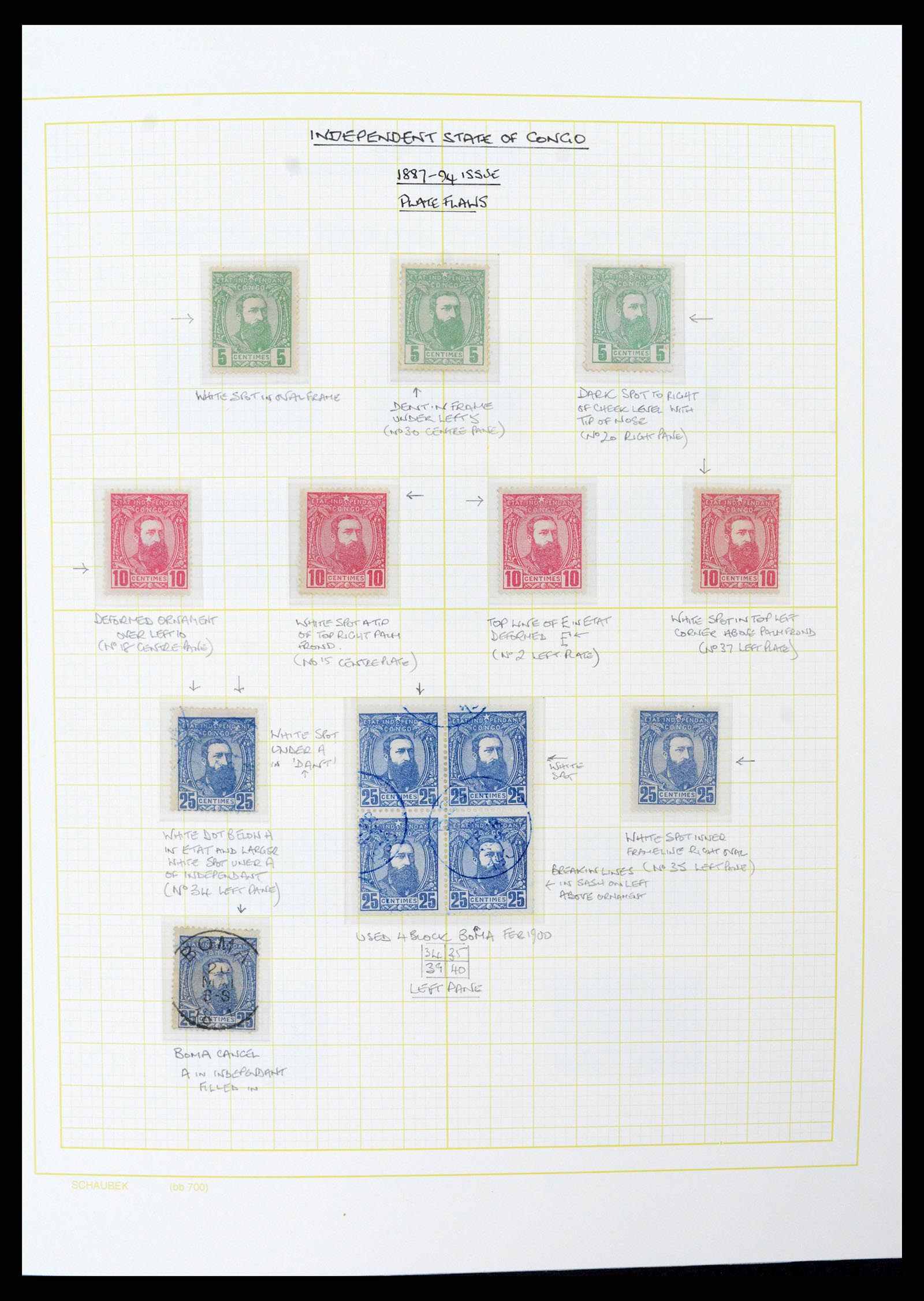 37530 040 - Postzegelverzameling 37530 Belgisch Congo 1886-1961.