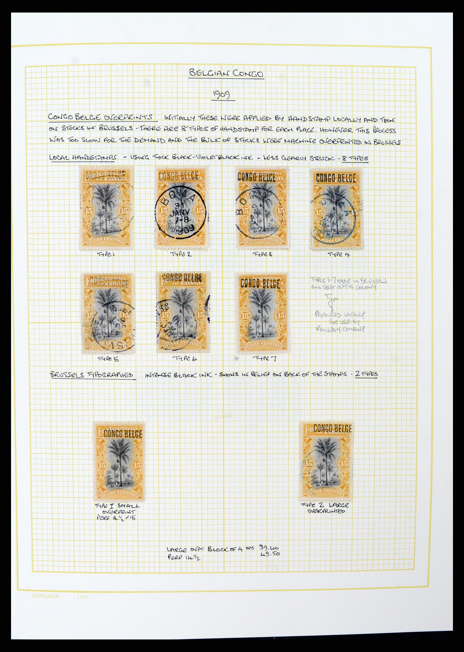 37530 047 - Postzegelverzameling 37530 Belgisch Congo 1886-1961.
