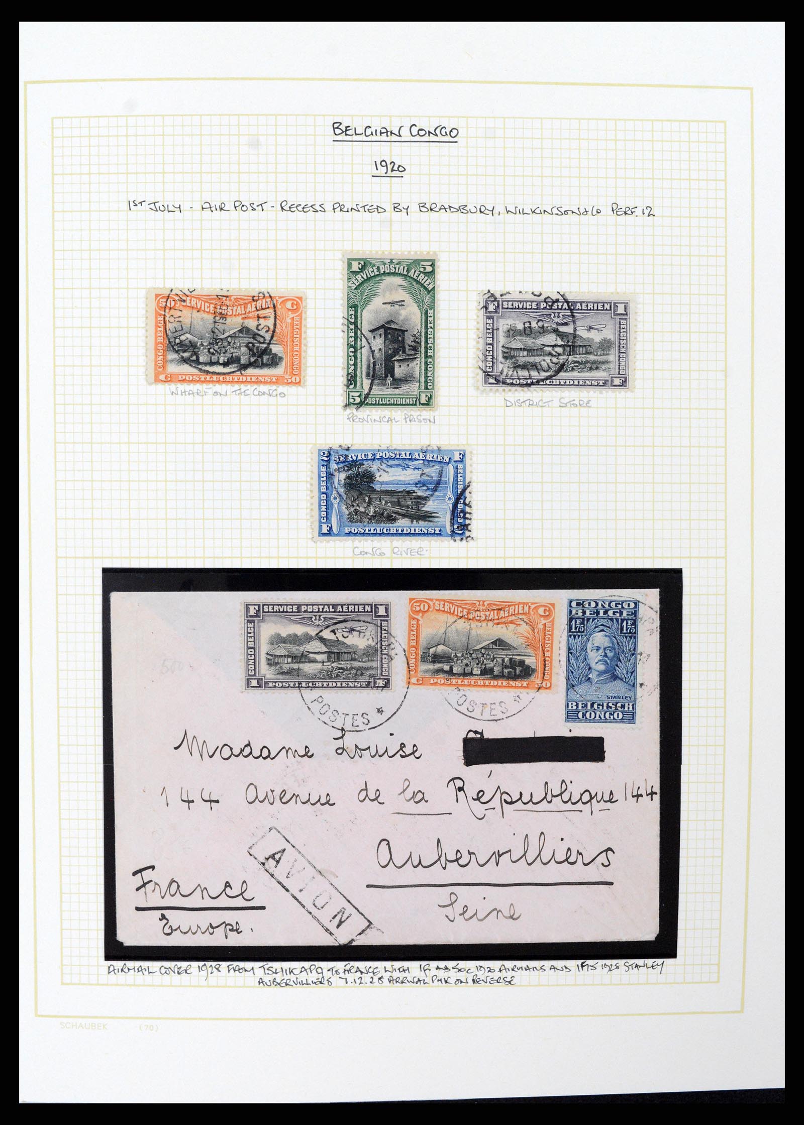 37530 055 - Postzegelverzameling 37530 Belgisch Congo 1886-1961.