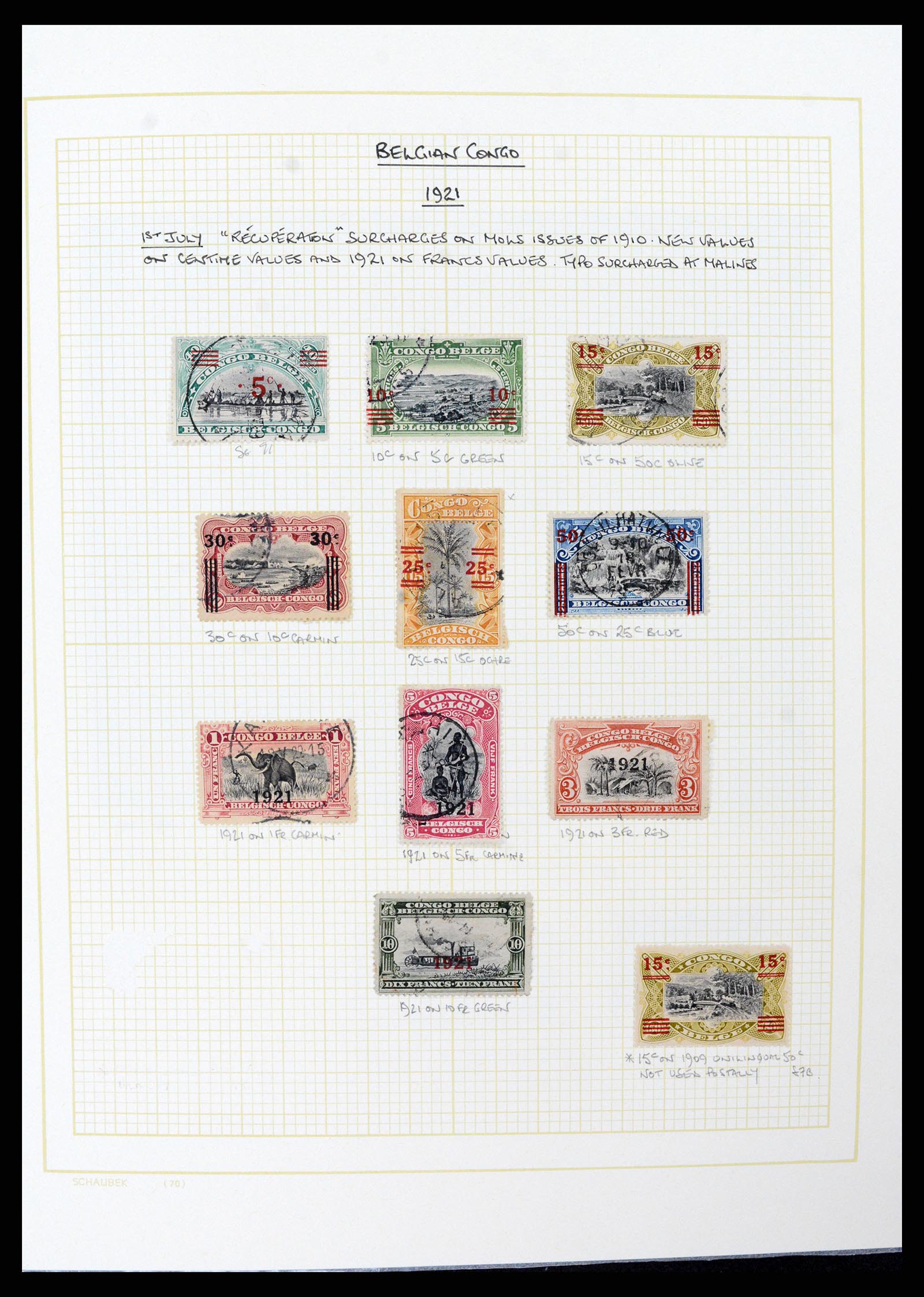 37530 056 - Postzegelverzameling 37530 Belgisch Congo 1886-1961.