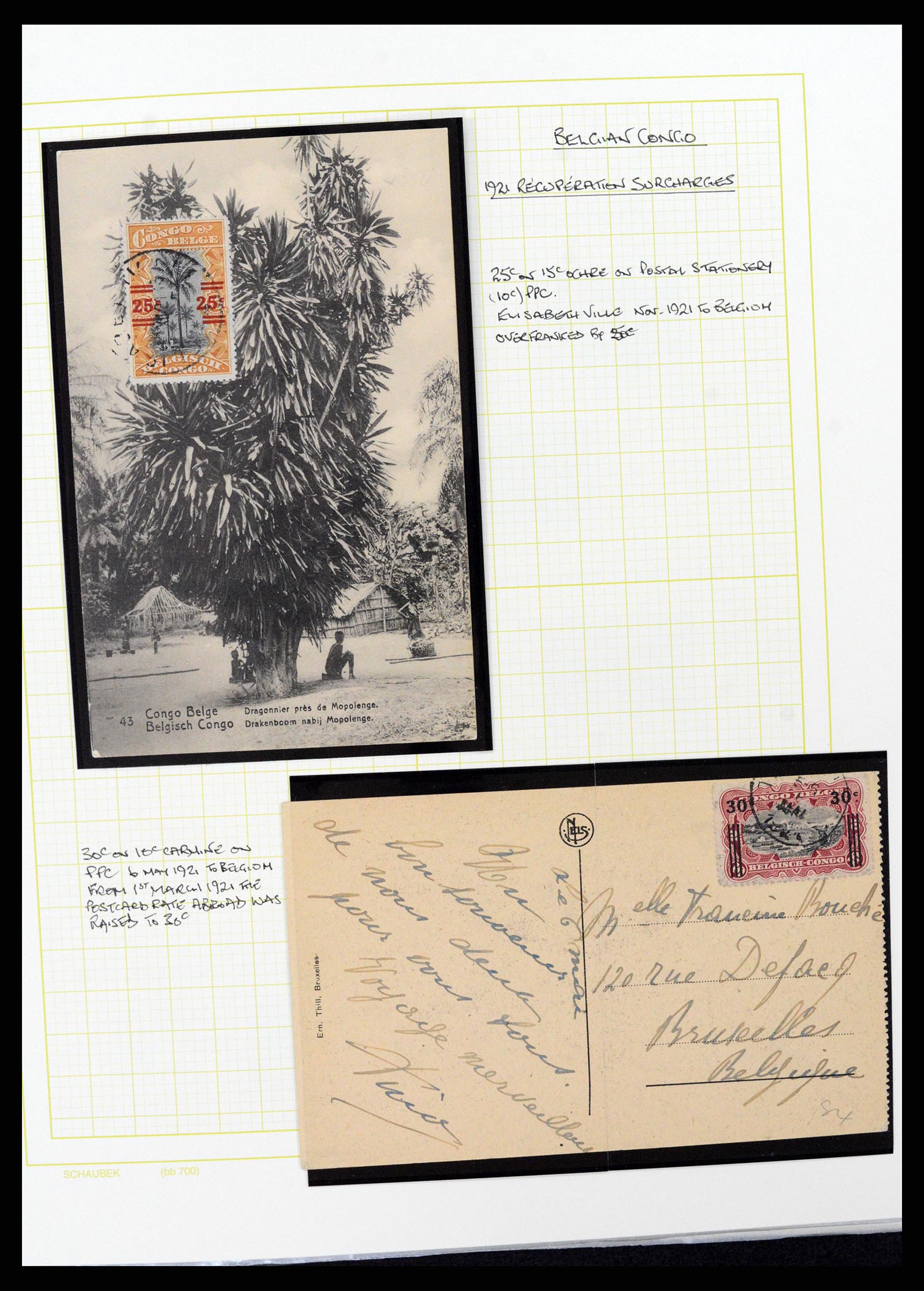 37530 059 - Postzegelverzameling 37530 Belgisch Congo 1886-1961.
