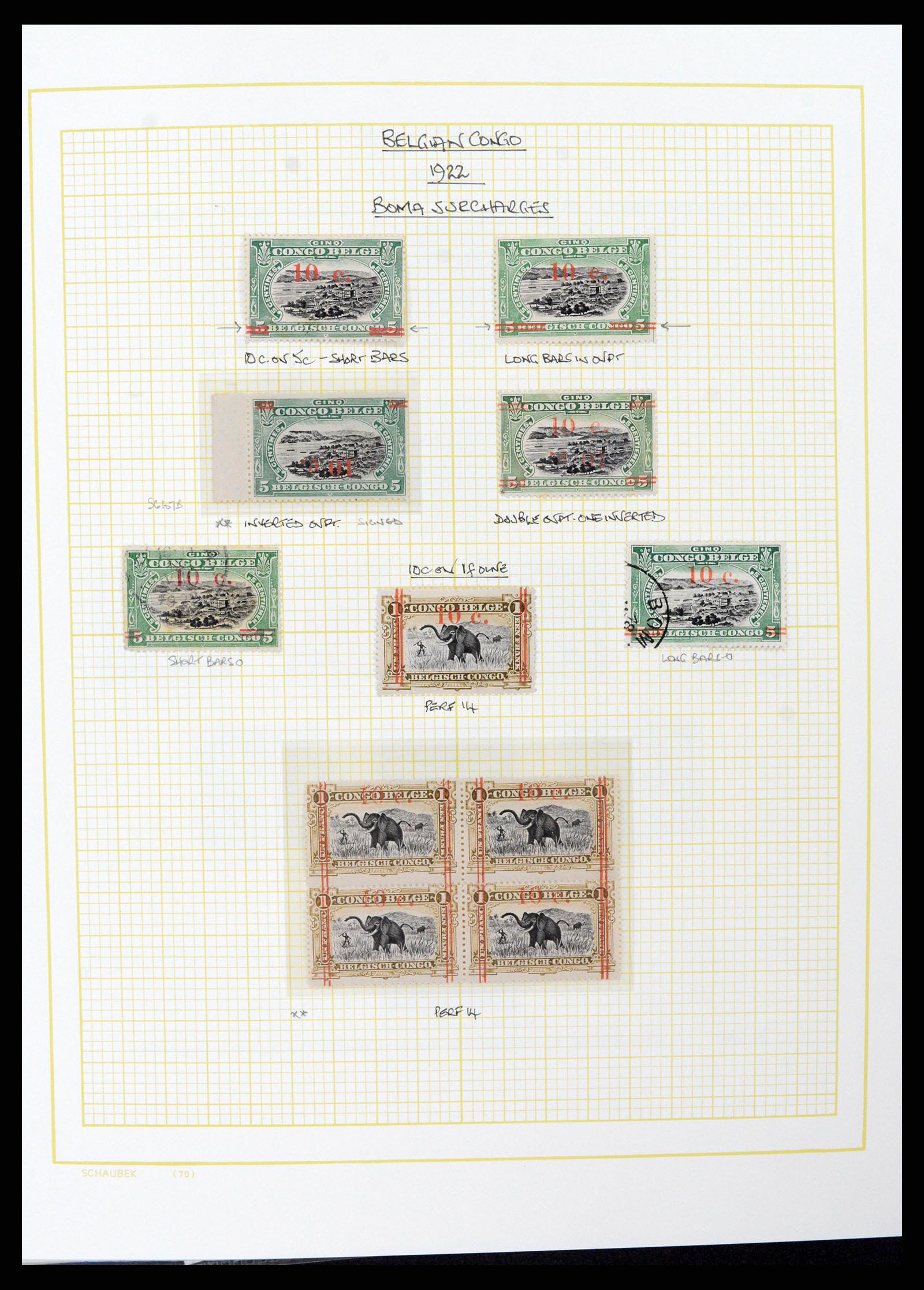 37530 061 - Postzegelverzameling 37530 Belgisch Congo 1886-1961.