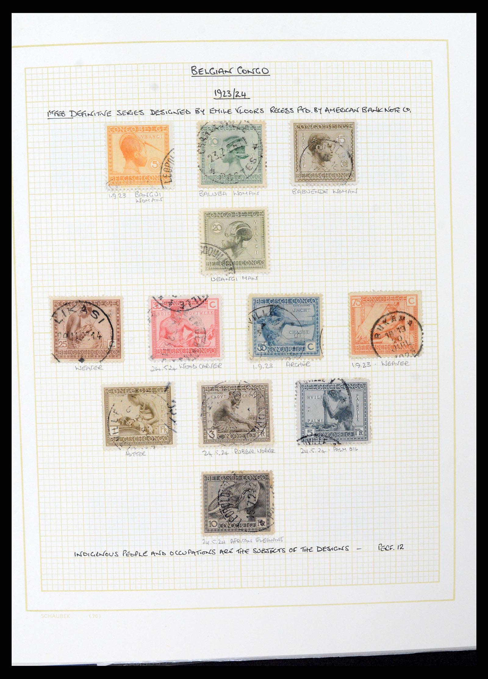 37530 062 - Postzegelverzameling 37530 Belgisch Congo 1886-1961.