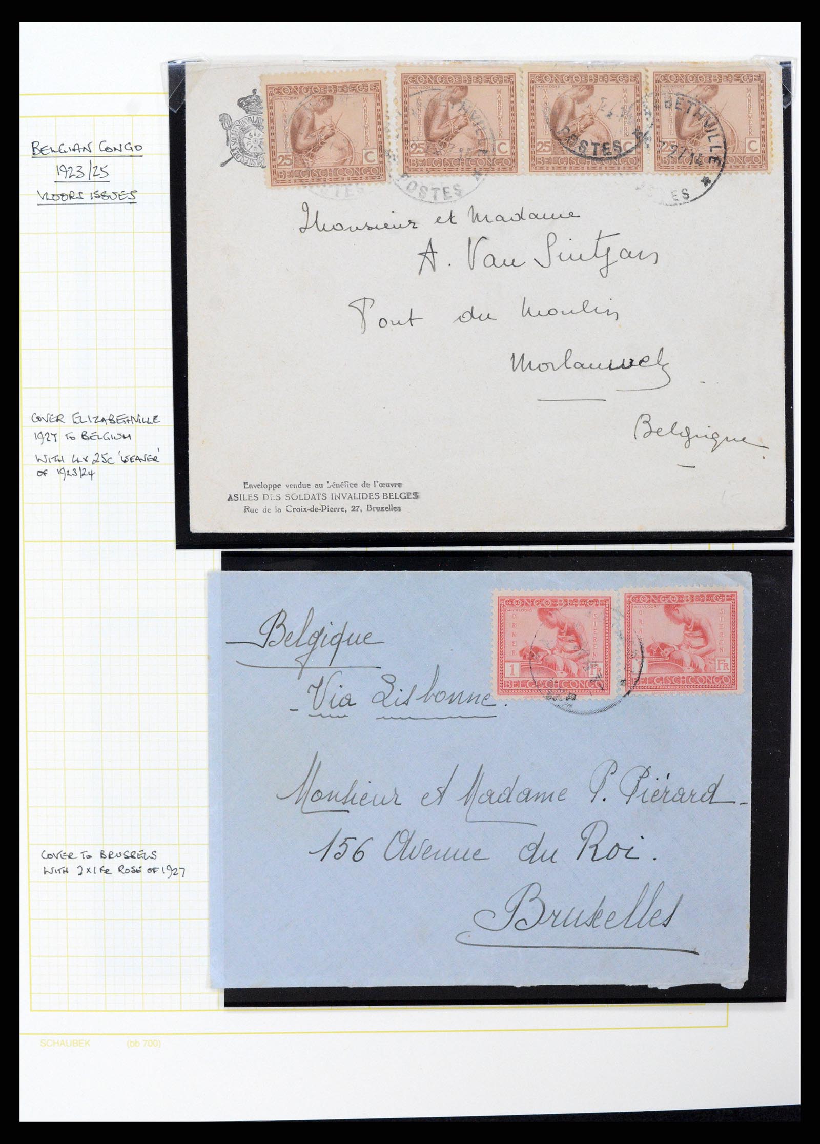 37530 064 - Postzegelverzameling 37530 Belgisch Congo 1886-1961.