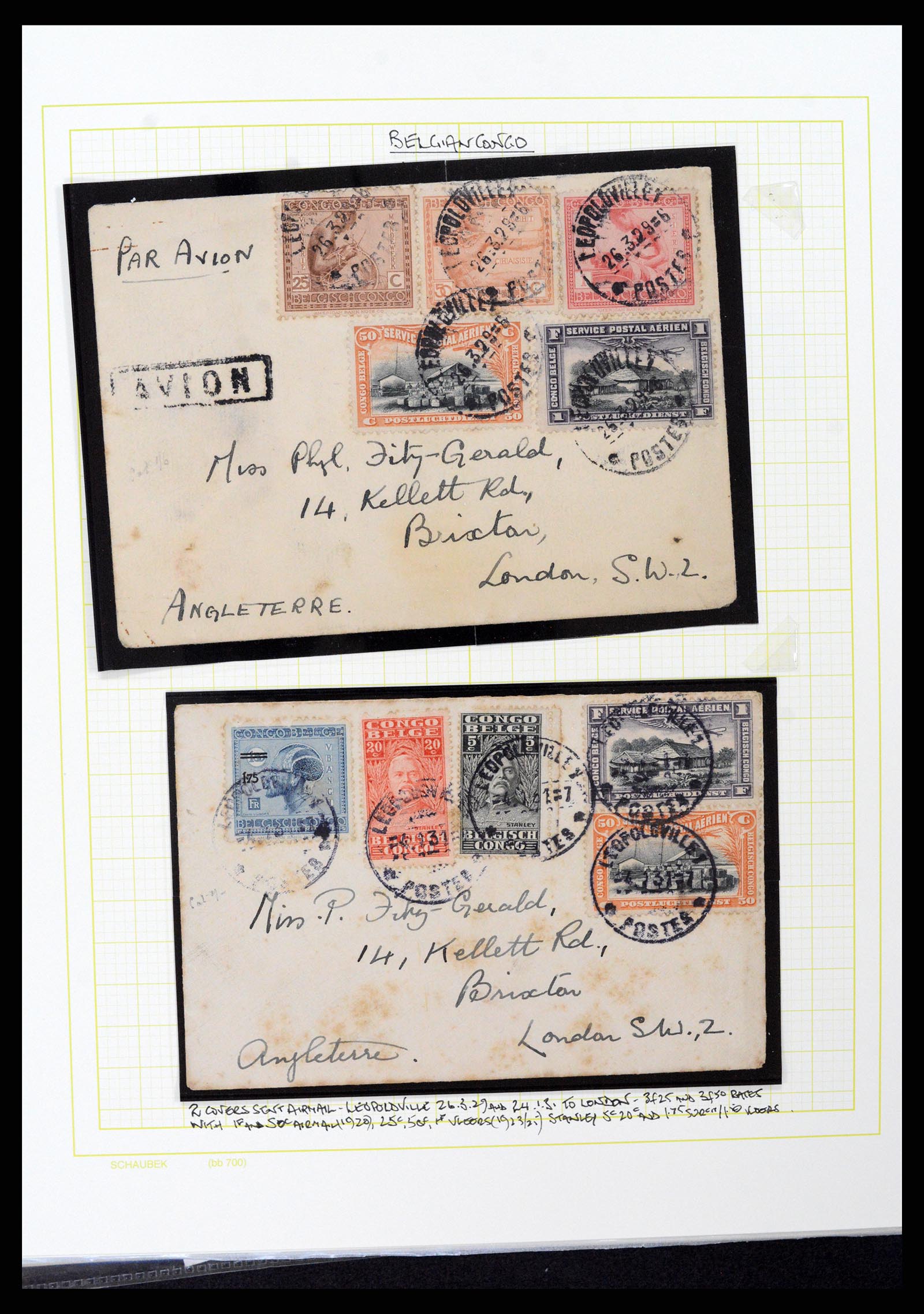 37530 071 - Postzegelverzameling 37530 Belgisch Congo 1886-1961.