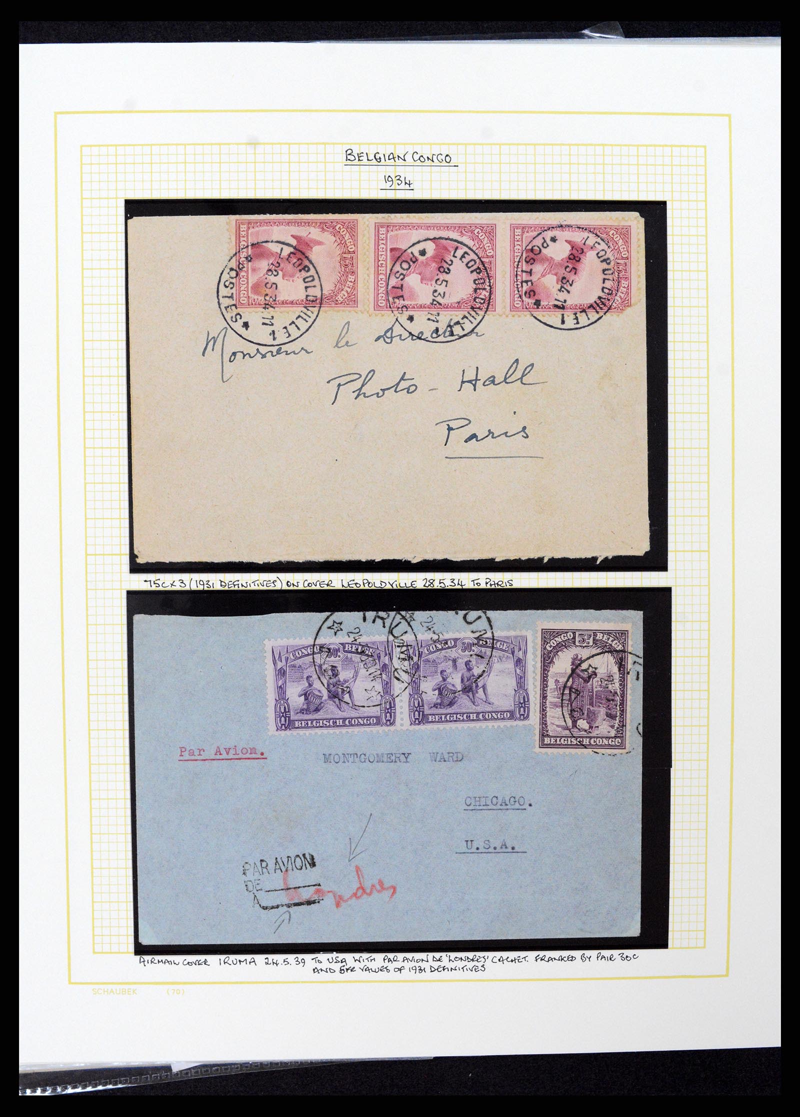 37530 078 - Postzegelverzameling 37530 Belgisch Congo 1886-1961.
