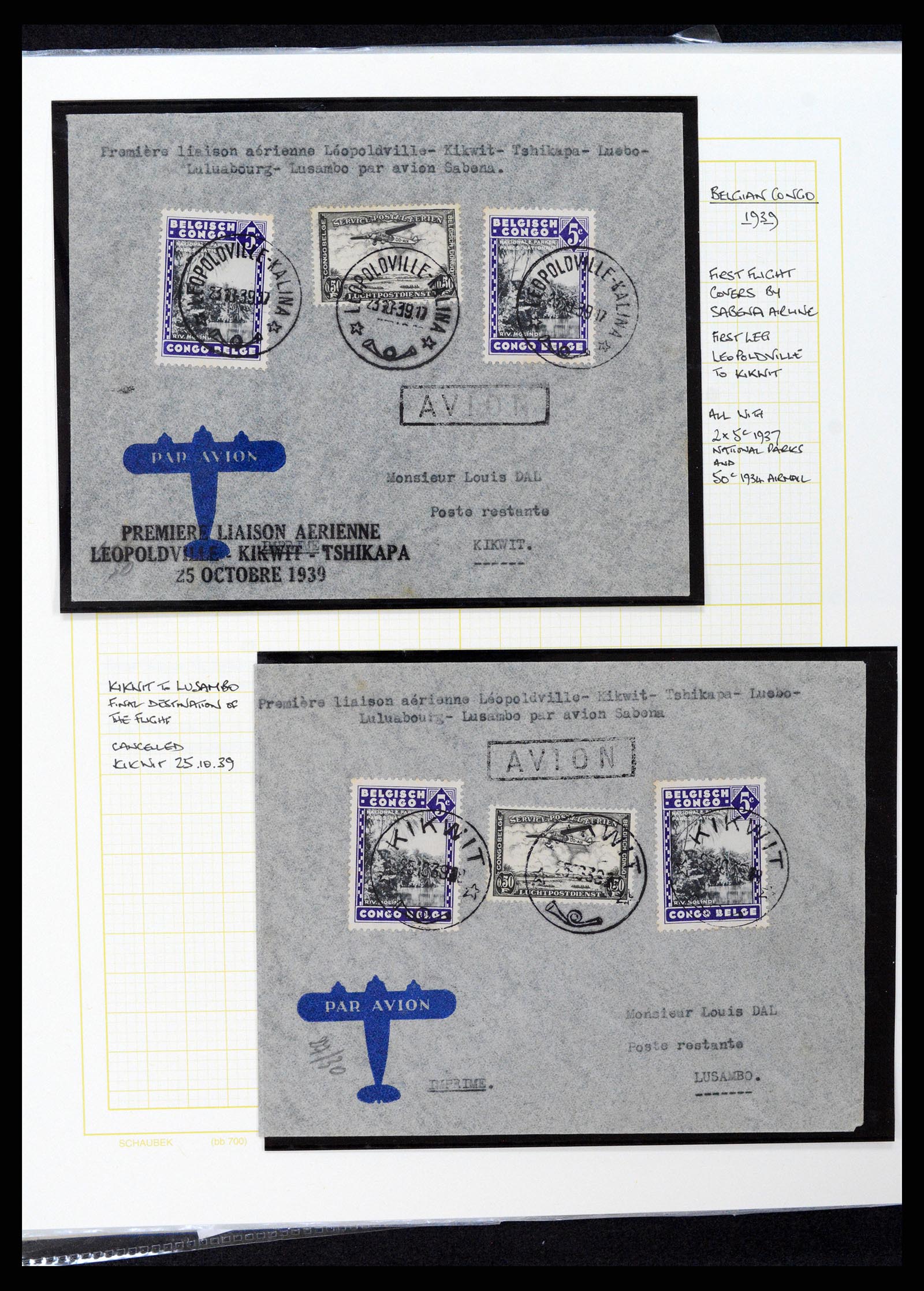37530 084 - Postzegelverzameling 37530 Belgisch Congo 1886-1961.