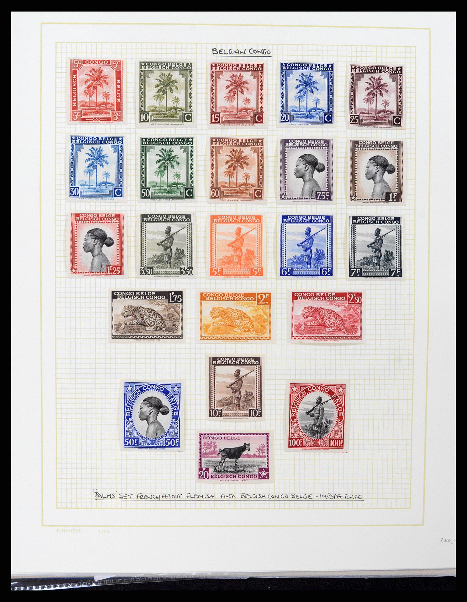 37530 094 - Postzegelverzameling 37530 Belgisch Congo 1886-1961.