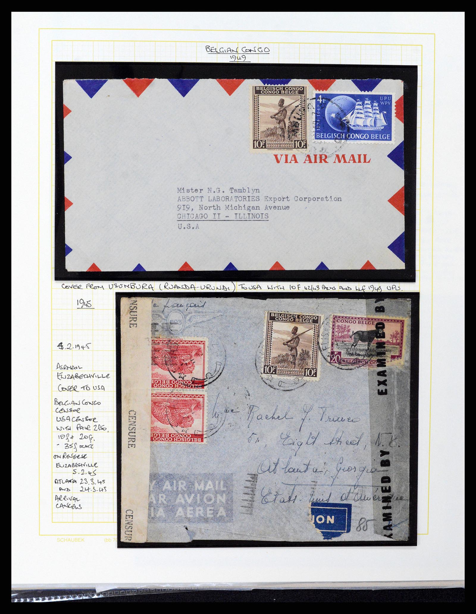 37530 098 - Postzegelverzameling 37530 Belgisch Congo 1886-1961.
