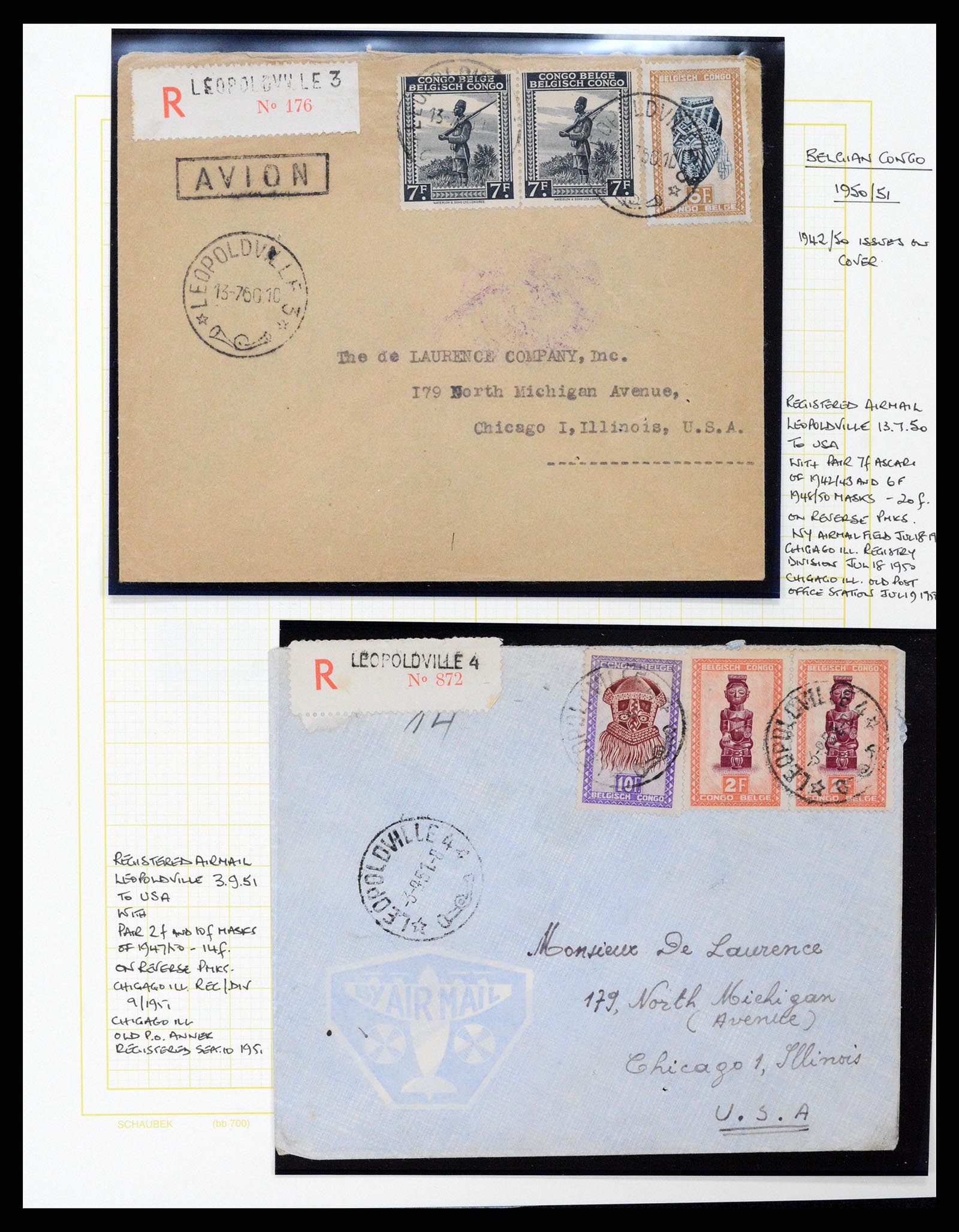 37530 099 - Postzegelverzameling 37530 Belgisch Congo 1886-1961.