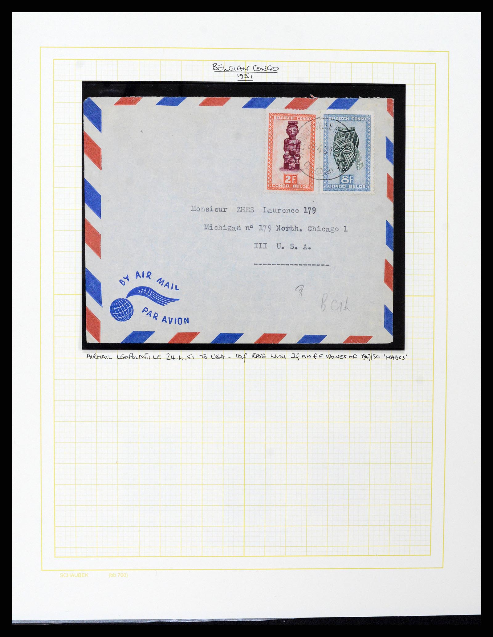 37530 100 - Postzegelverzameling 37530 Belgisch Congo 1886-1961.
