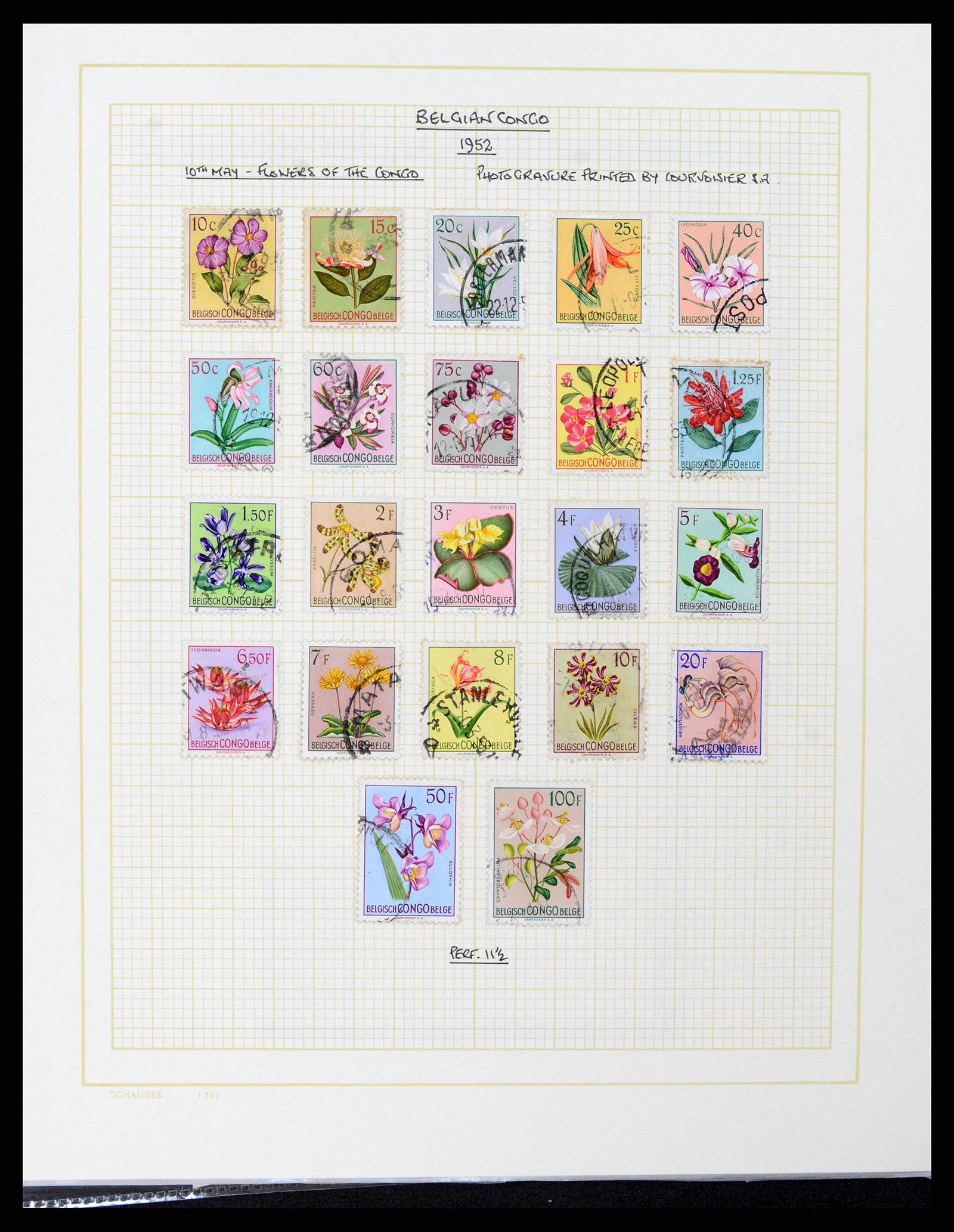 37530 103 - Postzegelverzameling 37530 Belgisch Congo 1886-1961.