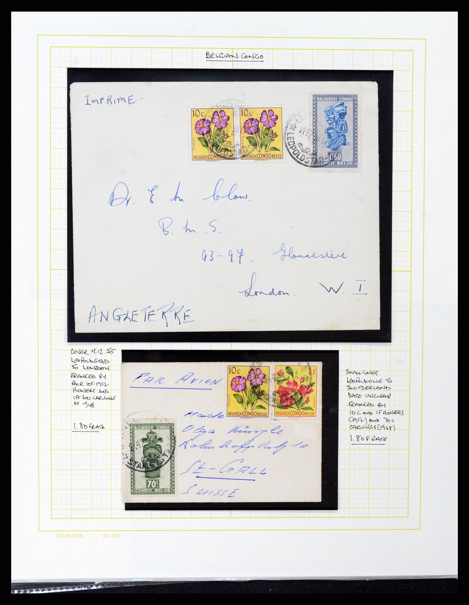 37530 104 - Postzegelverzameling 37530 Belgisch Congo 1886-1961.