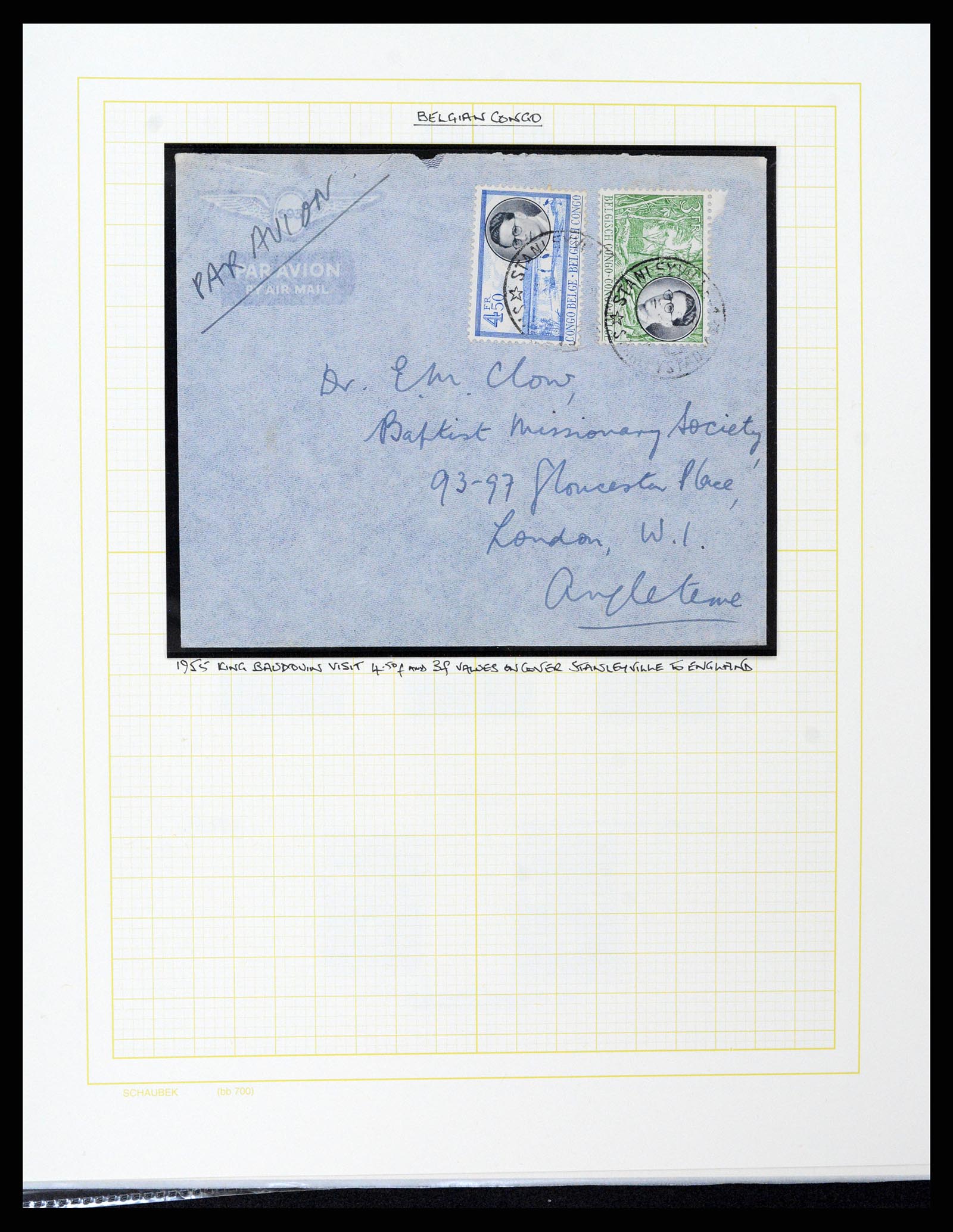 37530 108 - Postzegelverzameling 37530 Belgisch Congo 1886-1961.