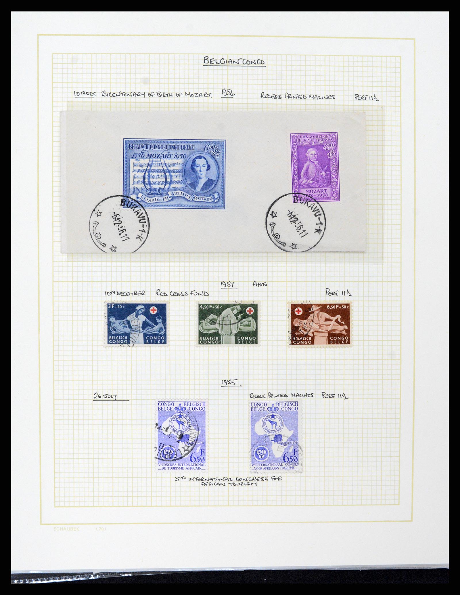 37530 109 - Postzegelverzameling 37530 Belgisch Congo 1886-1961.