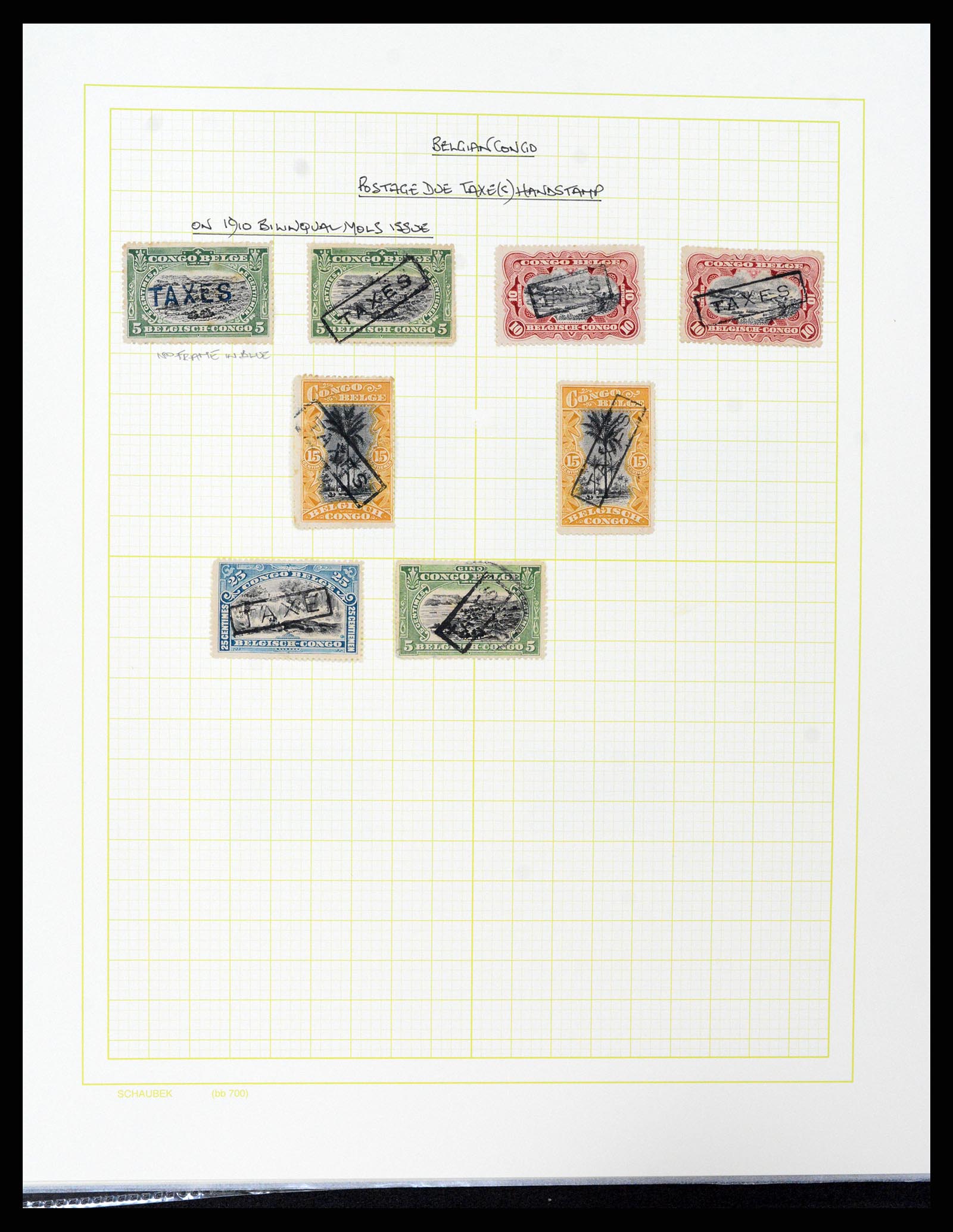 37530 115 - Postzegelverzameling 37530 Belgisch Congo 1886-1961.