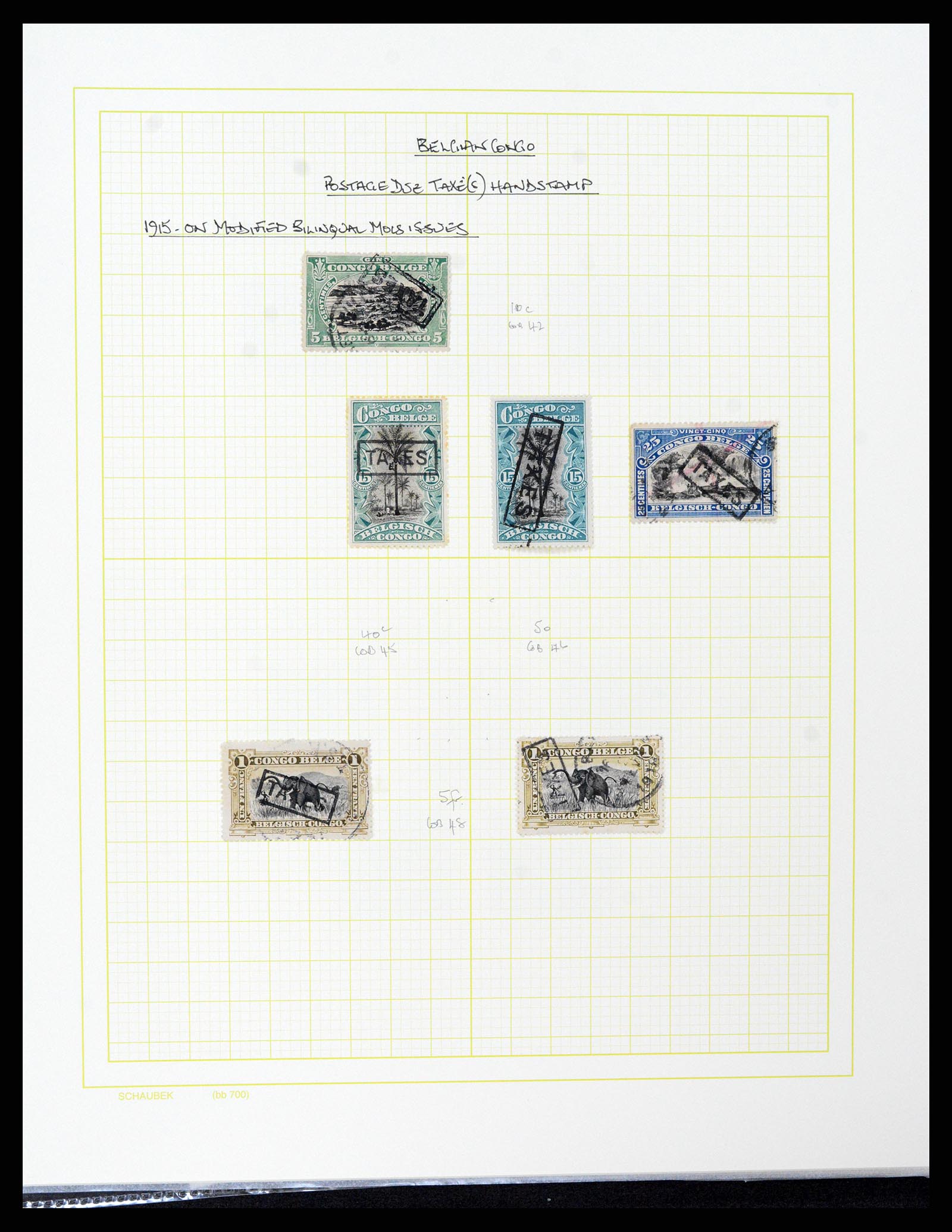 37530 116 - Postzegelverzameling 37530 Belgisch Congo 1886-1961.