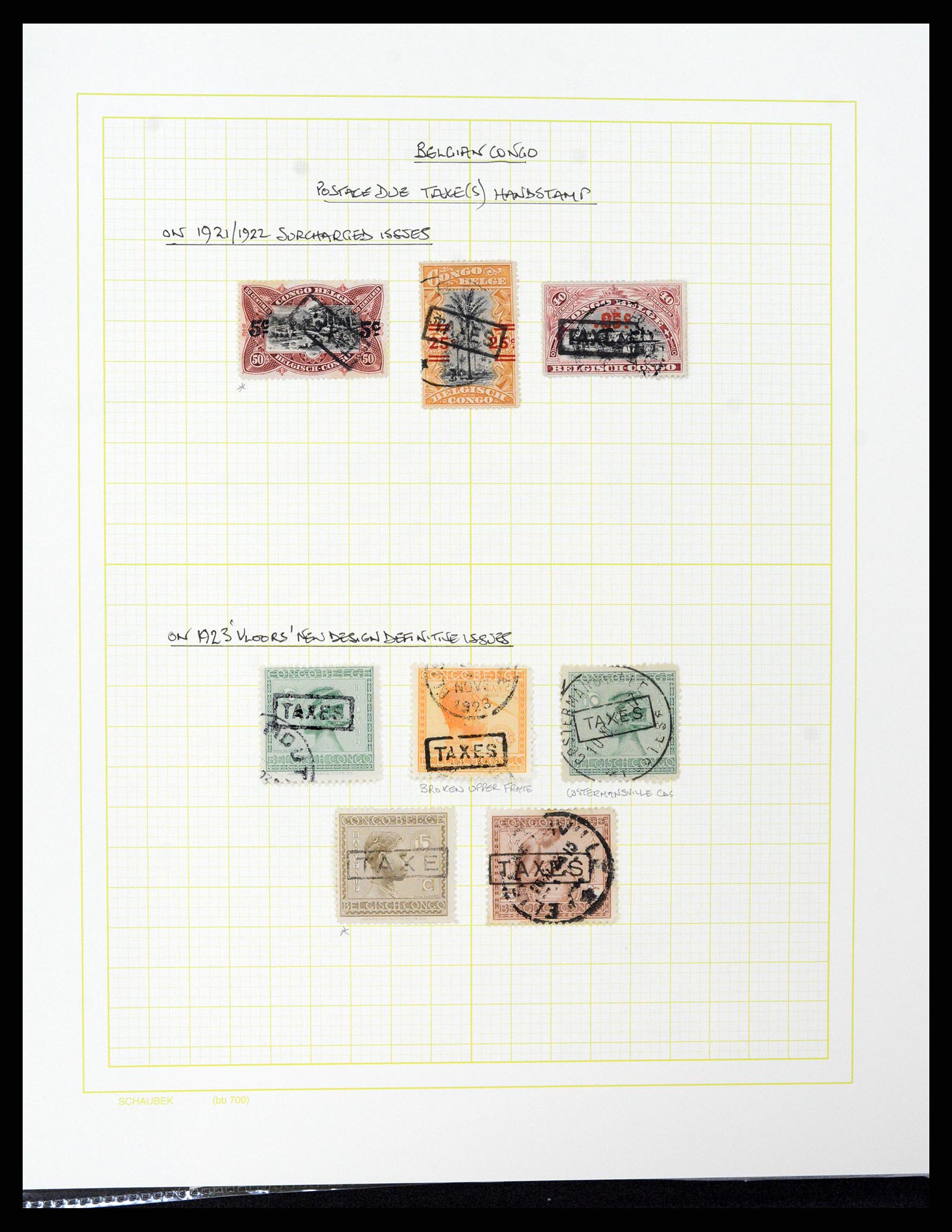 37530 117 - Postzegelverzameling 37530 Belgisch Congo 1886-1961.