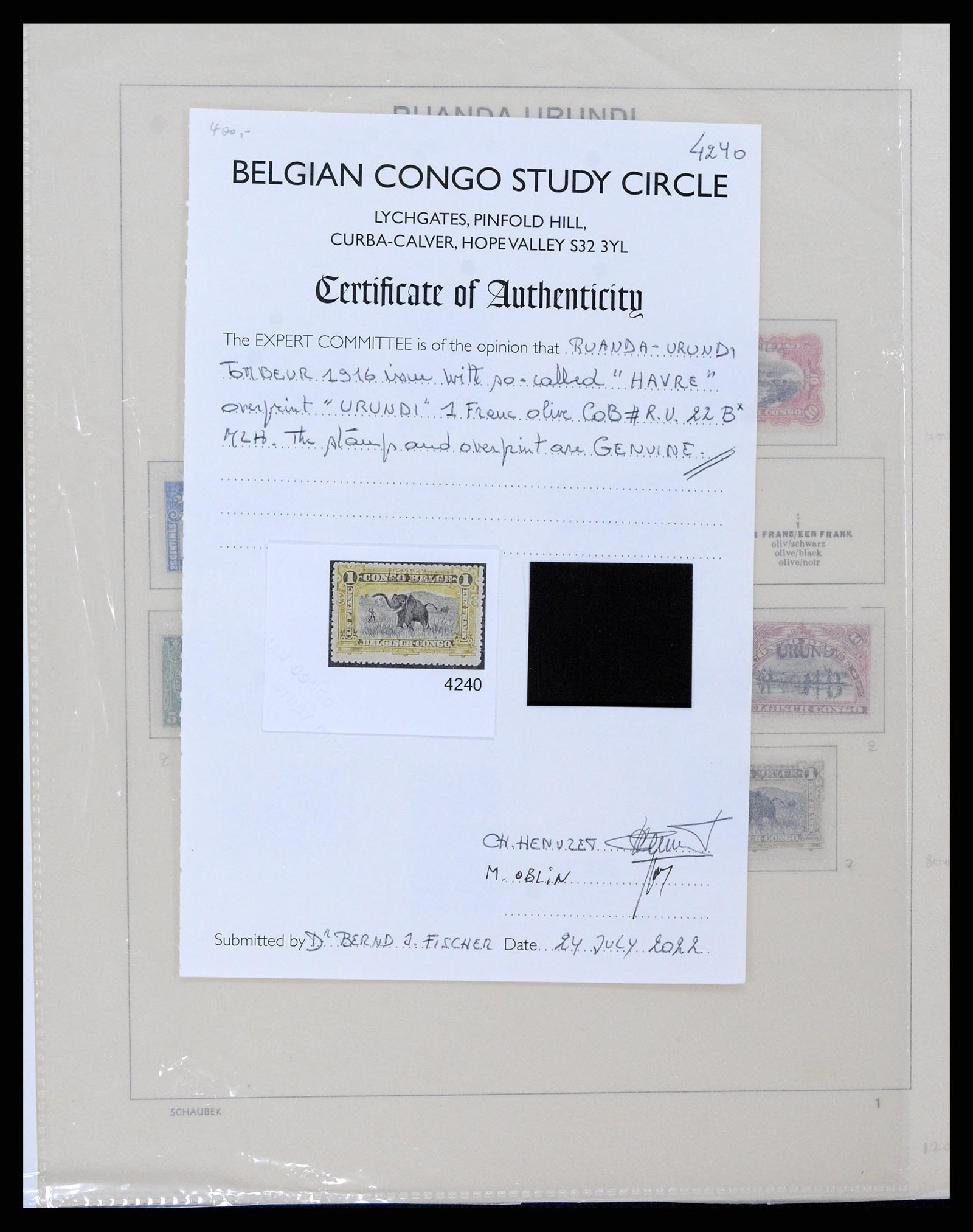 37530 118 - Postzegelverzameling 37530 Belgisch Congo 1886-1961.