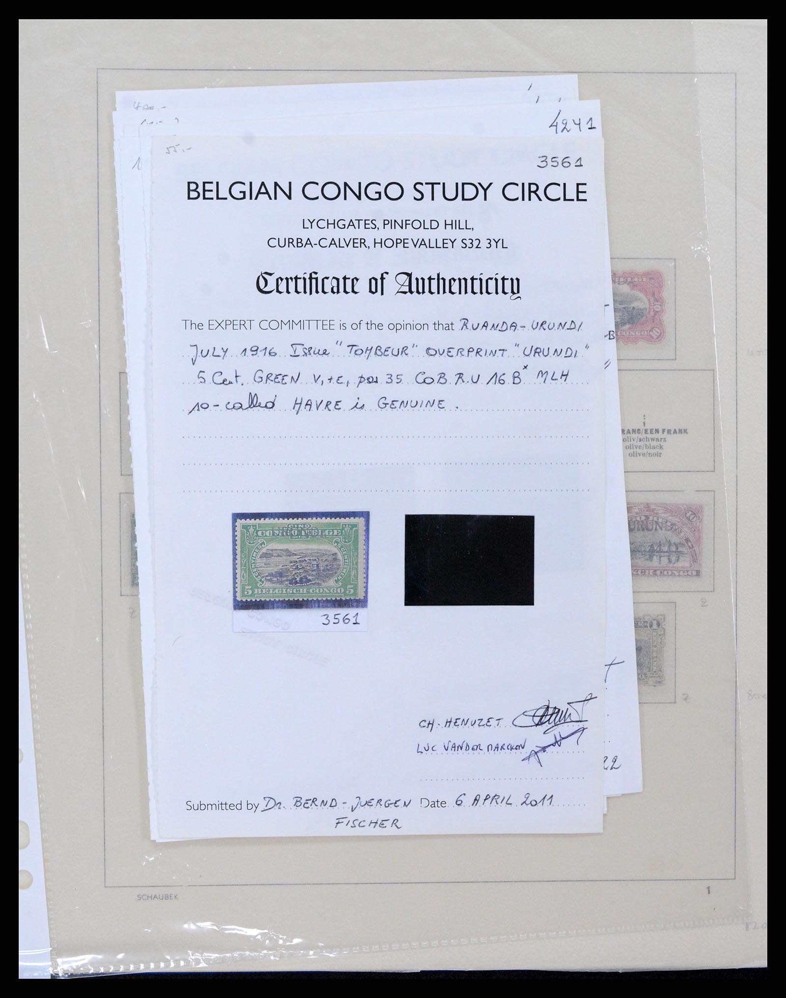 37530 124 - Postzegelverzameling 37530 Belgisch Congo 1886-1961.