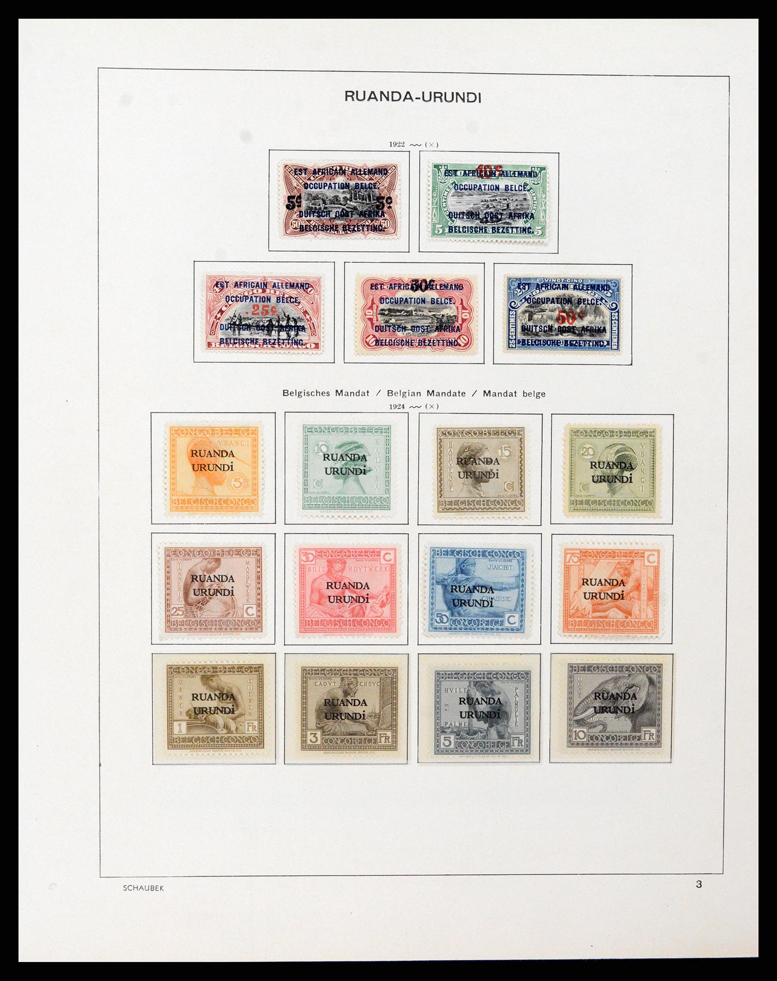 37530 127 - Postzegelverzameling 37530 Belgisch Congo 1886-1961.