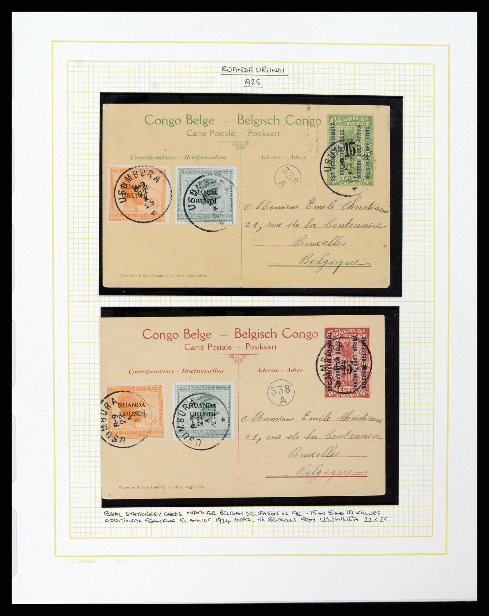 37530 128 - Postzegelverzameling 37530 Belgisch Congo 1886-1961.