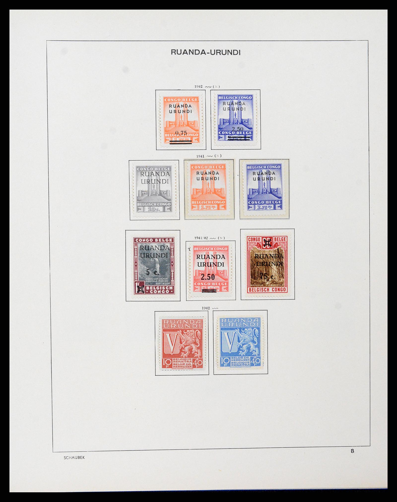 37530 133 - Postzegelverzameling 37530 Belgisch Congo 1886-1961.