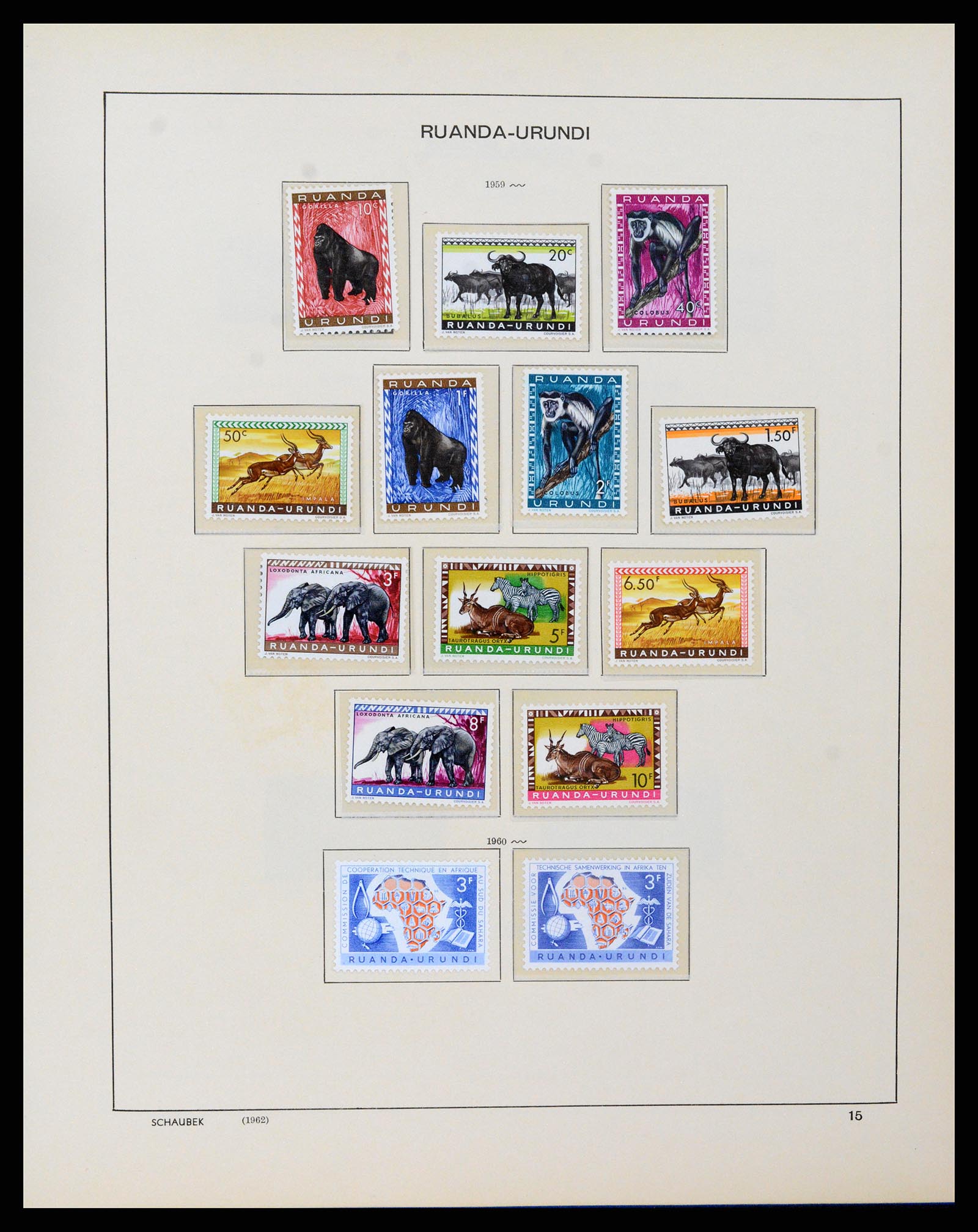 37530 141 - Postzegelverzameling 37530 Belgisch Congo 1886-1961.