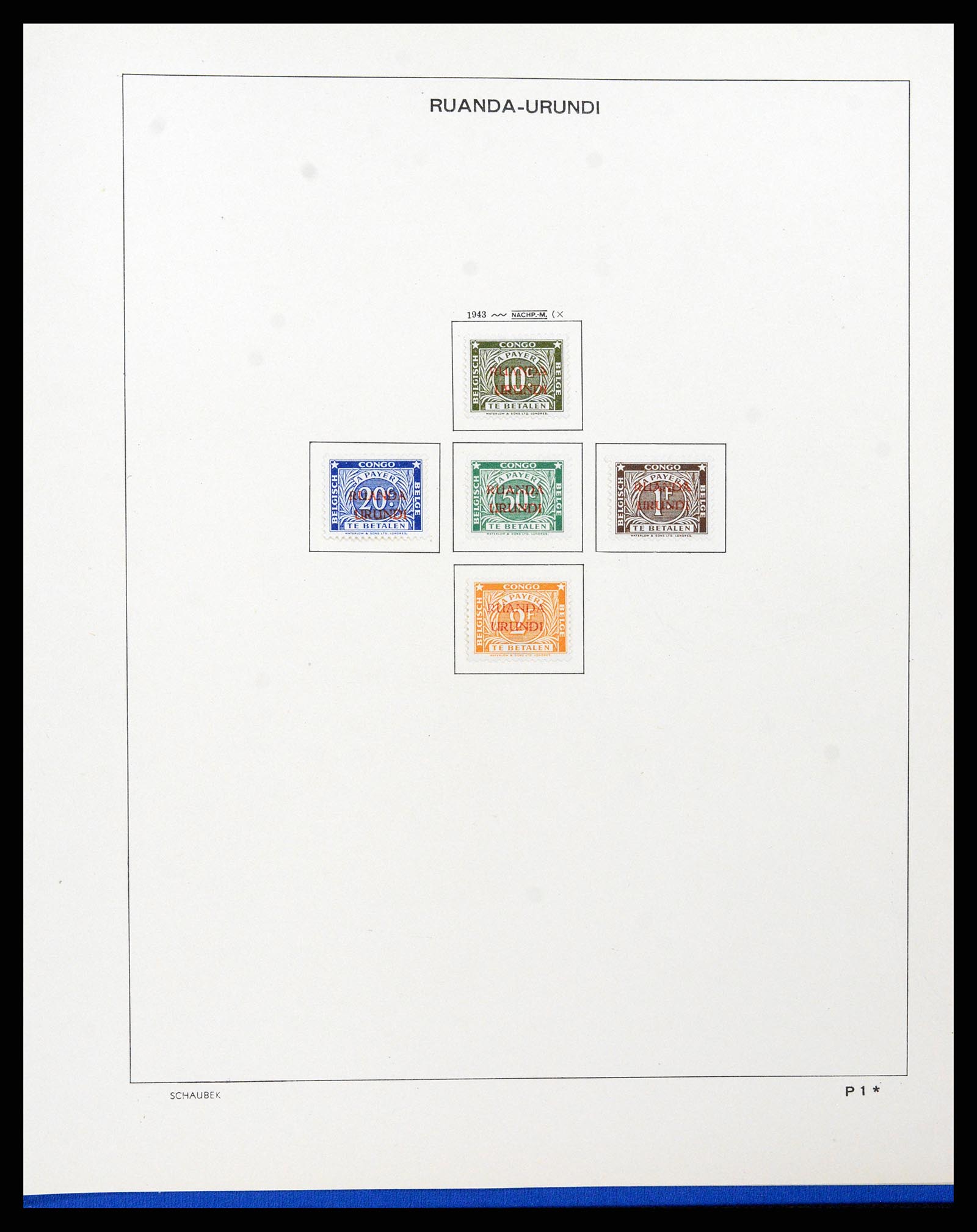 37530 146 - Postzegelverzameling 37530 Belgisch Congo 1886-1961.