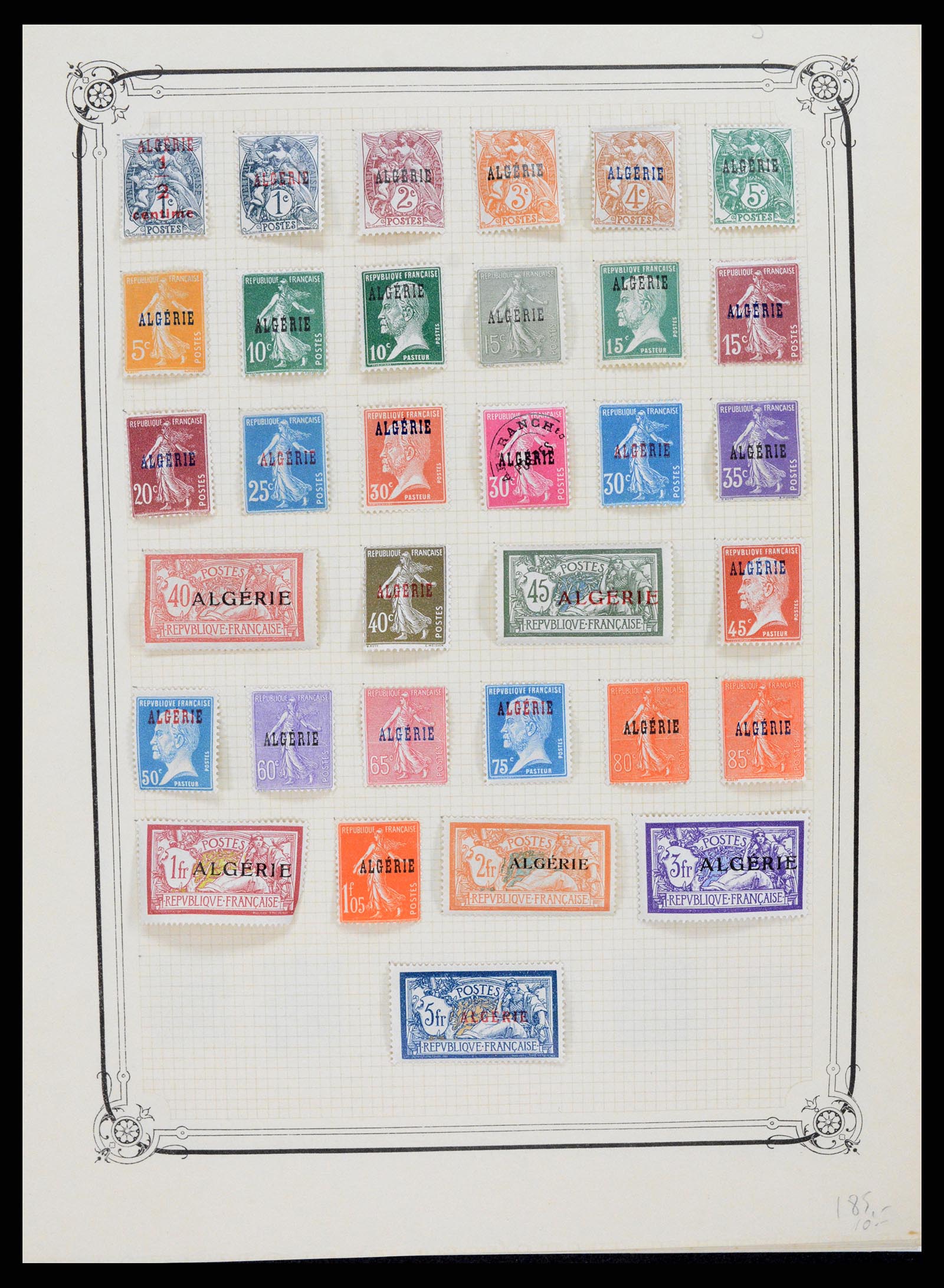 37532 001 - Postzegelverzameling 37532 Algerije 1924-1985.
